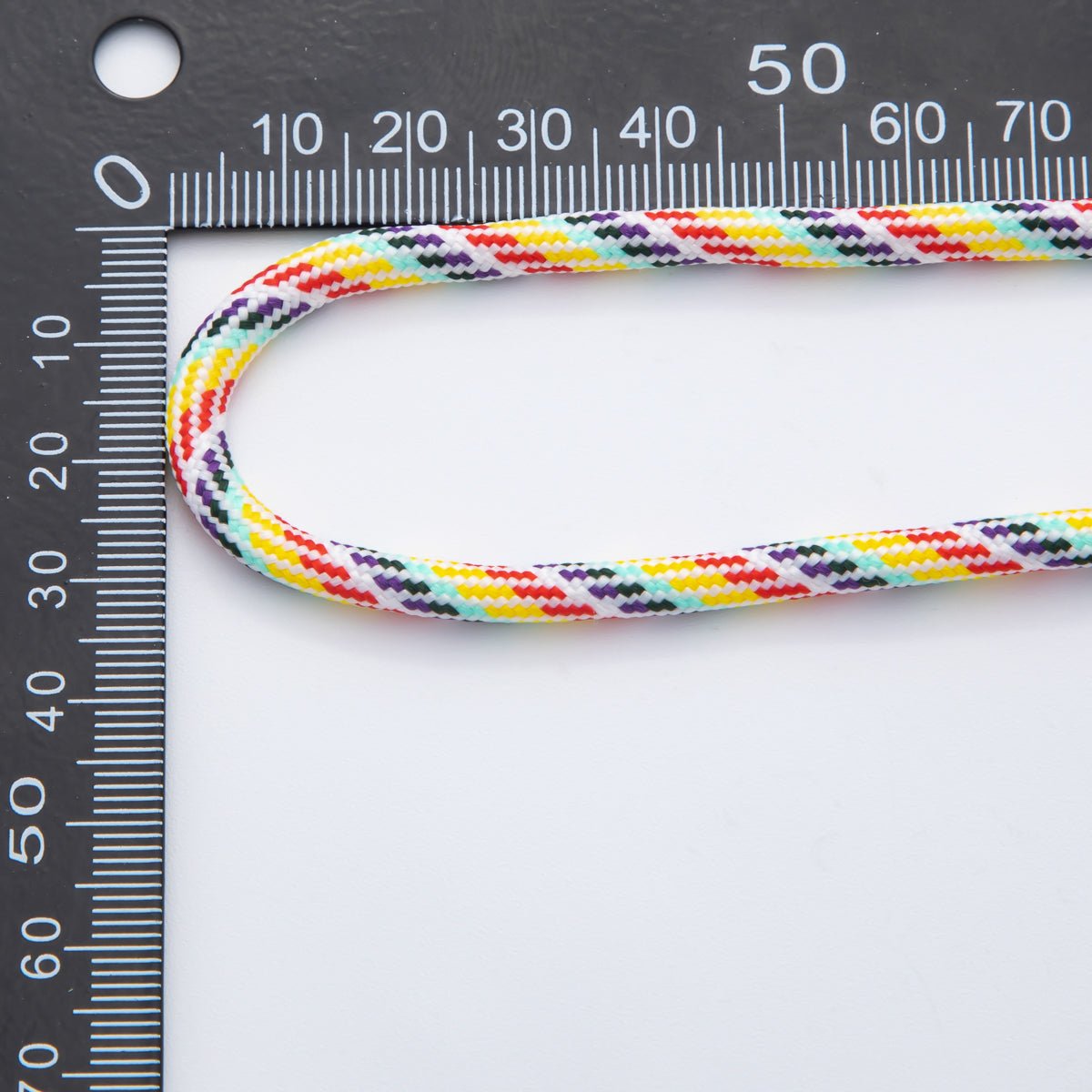 5mm Rainbow, Orange, Yellow Cord Unfinished Paracord by Yard for Necklace, Bracelet Finding | ROLL - 1733 - ROLL - 1735, ROLL - 1751 - ROLL - 1762 - DLUXCA