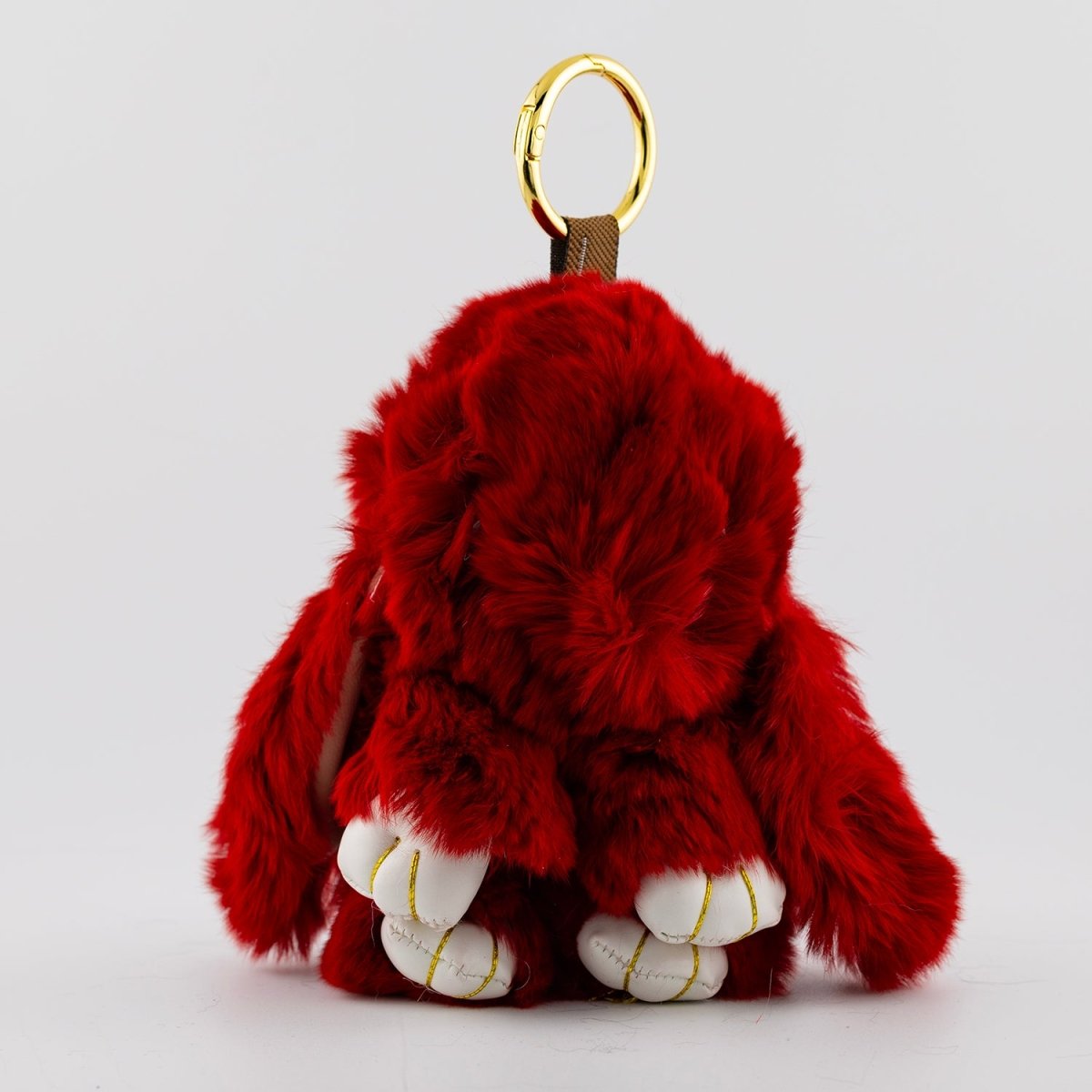 6 Inch x 4 Inch Fluffy Bunny Keychain Accessories | WB - 00315 ~ WB - 00319 - DLUXCA