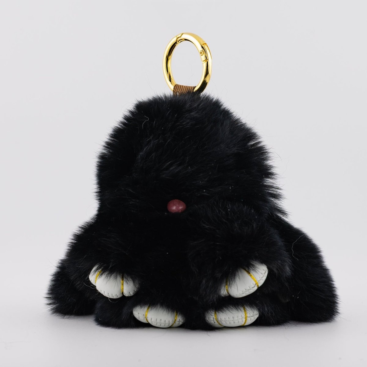 6 Inch x 4 Inch Fluffy Bunny Keychain Accessories | WB - 00315 ~ WB - 00319 - DLUXCA