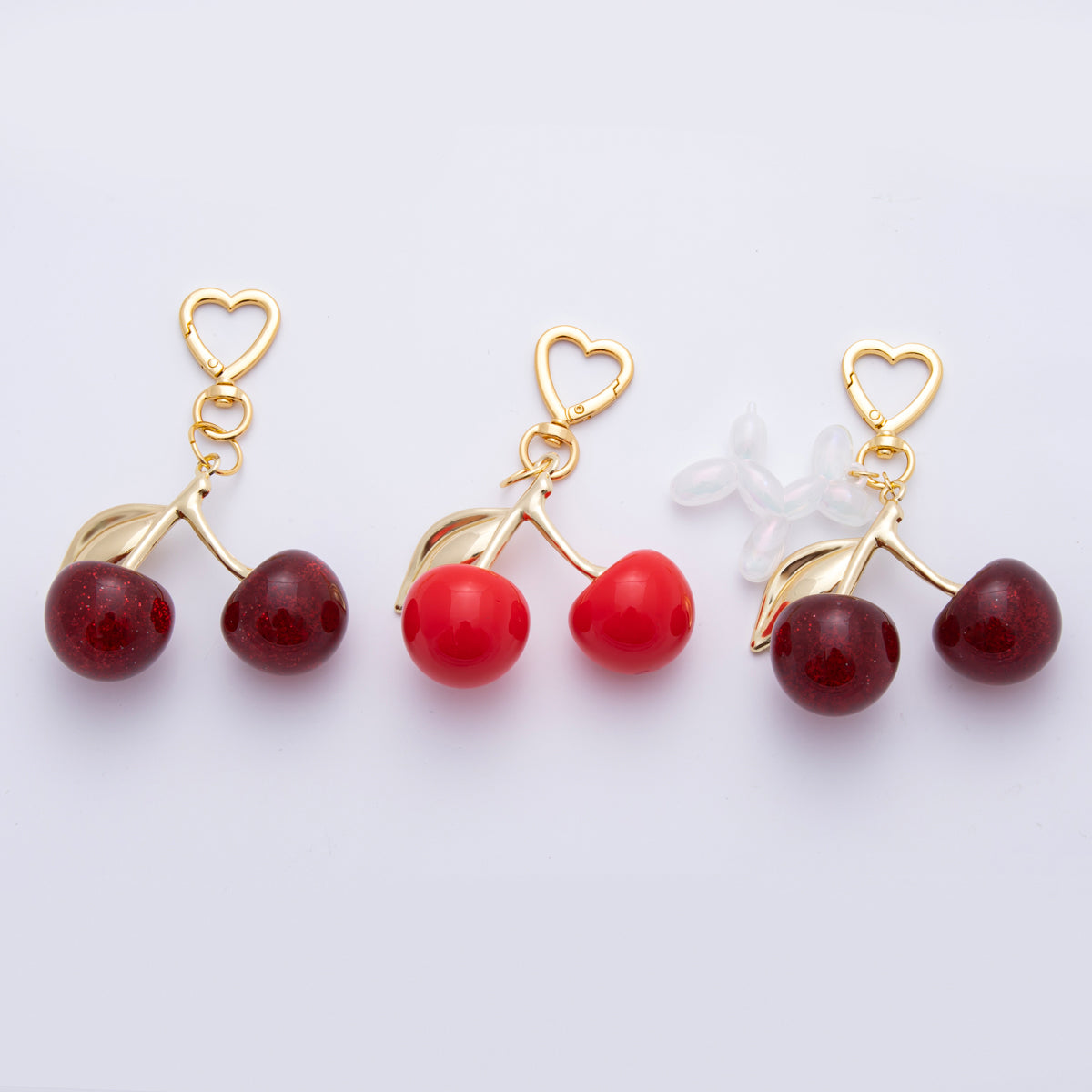 Fruits Keychain accessories Cherry Bomb Charm Accessories WB-00073