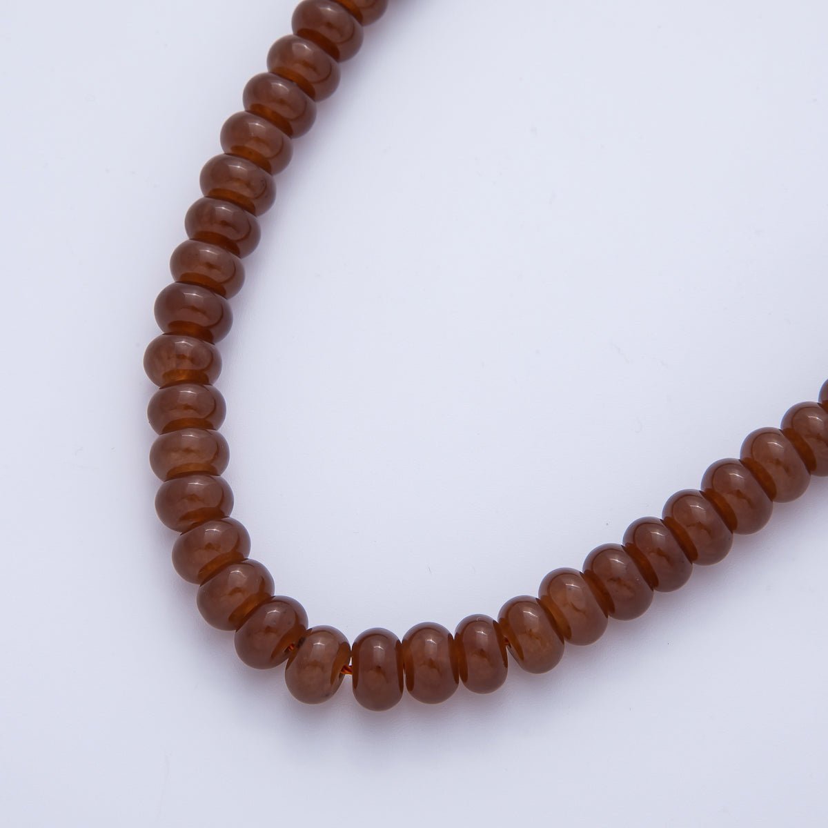 8.3mm Green, Pink, Brown Dyed Colorful Agate Rondelle Bead Strands Findings | WA - 3611, WA - 3618 ~ WA - 3621, WA - 3786 ~ WA - 3789 - DLUXCA