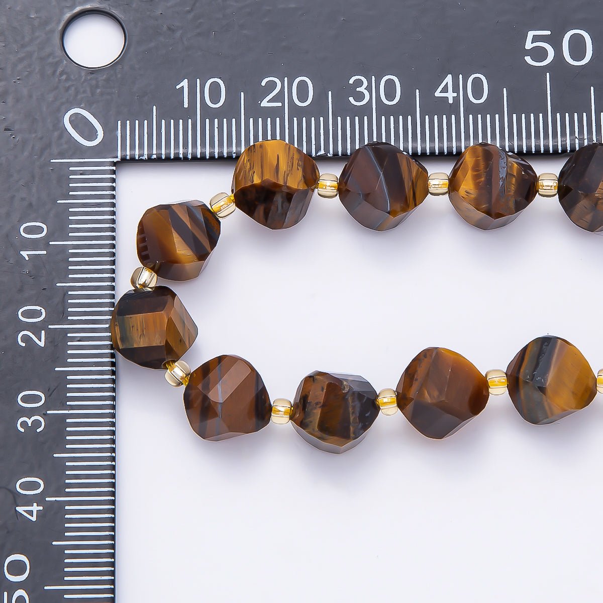 9mm Natural Gemstone Round Multifaceted Beads Strand Finding | WA-04760 ~ WA-04770 - DLUXCA