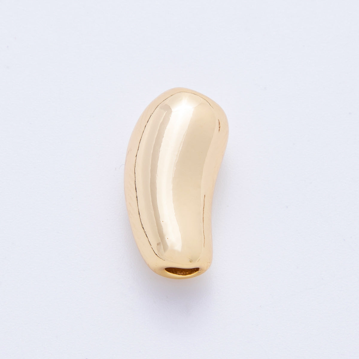 18K Gold Filled 19mm Short Dainty Tube Bead Spacer | AF-A1074