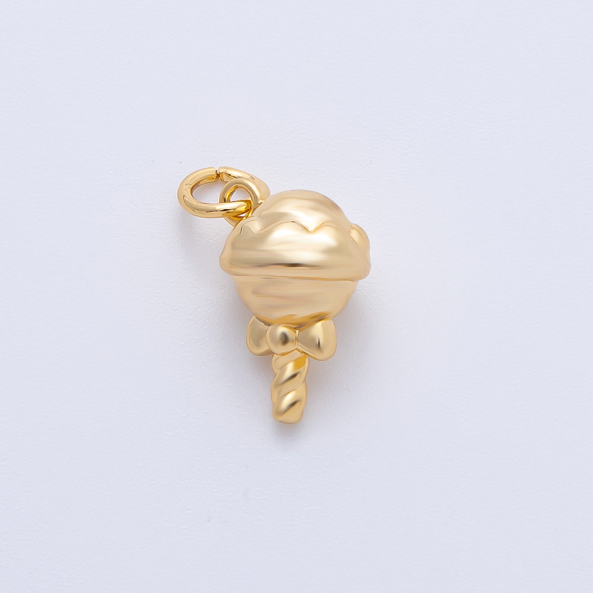 18K Gold Filled 17mm Tiny Sweet Candy Lollipop Drop Charm | AF1399