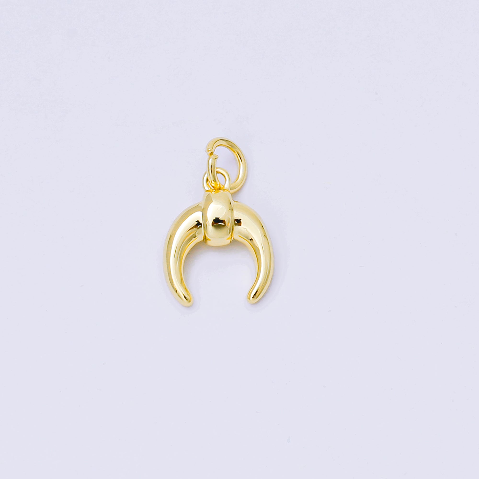 24K Gold Filled 13mm Tusk Charm in Gold & Silver | AF1255