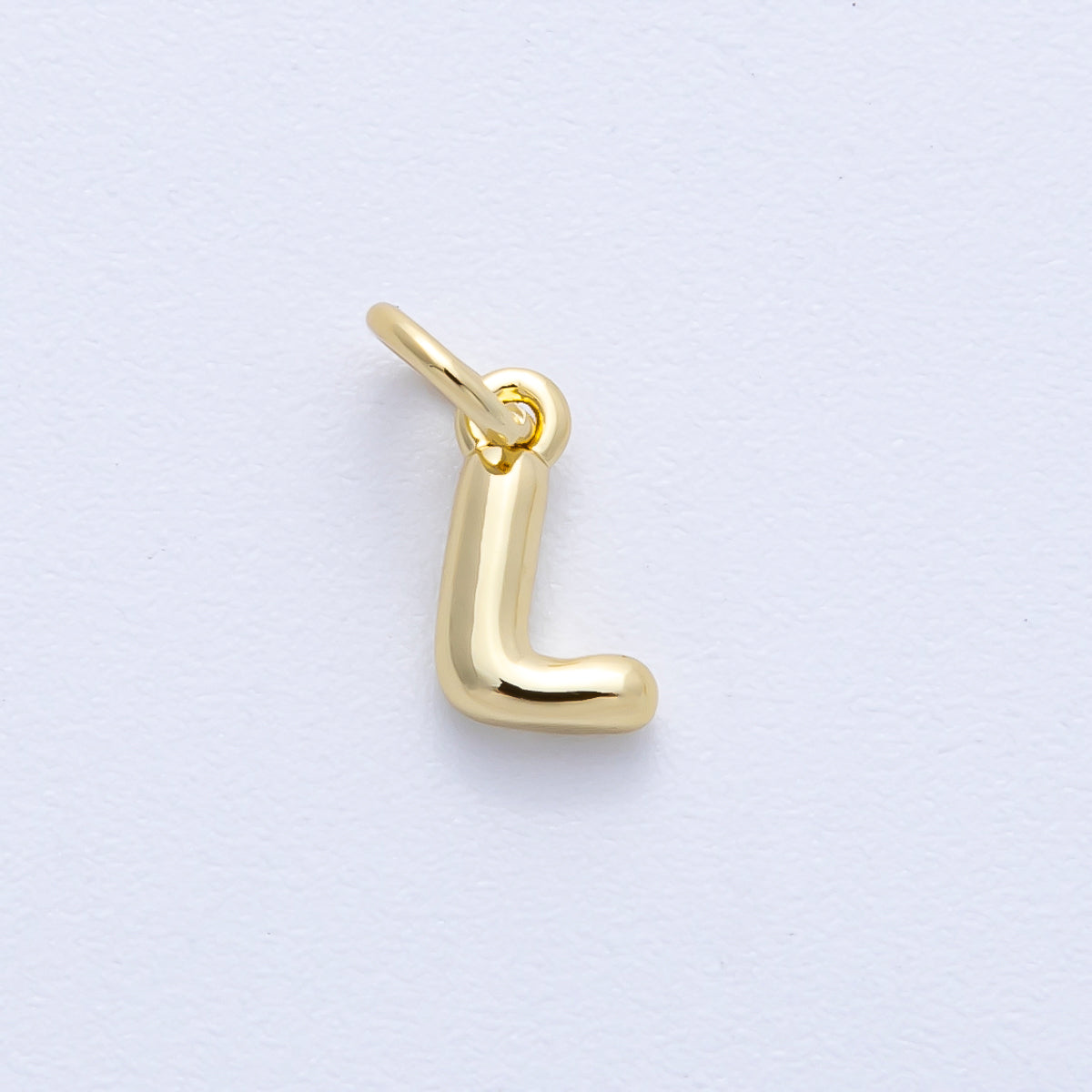 14K Gold Filled 9mm Initial Letter Chubby Balloon Alphabet Charm | AF-261-AF273