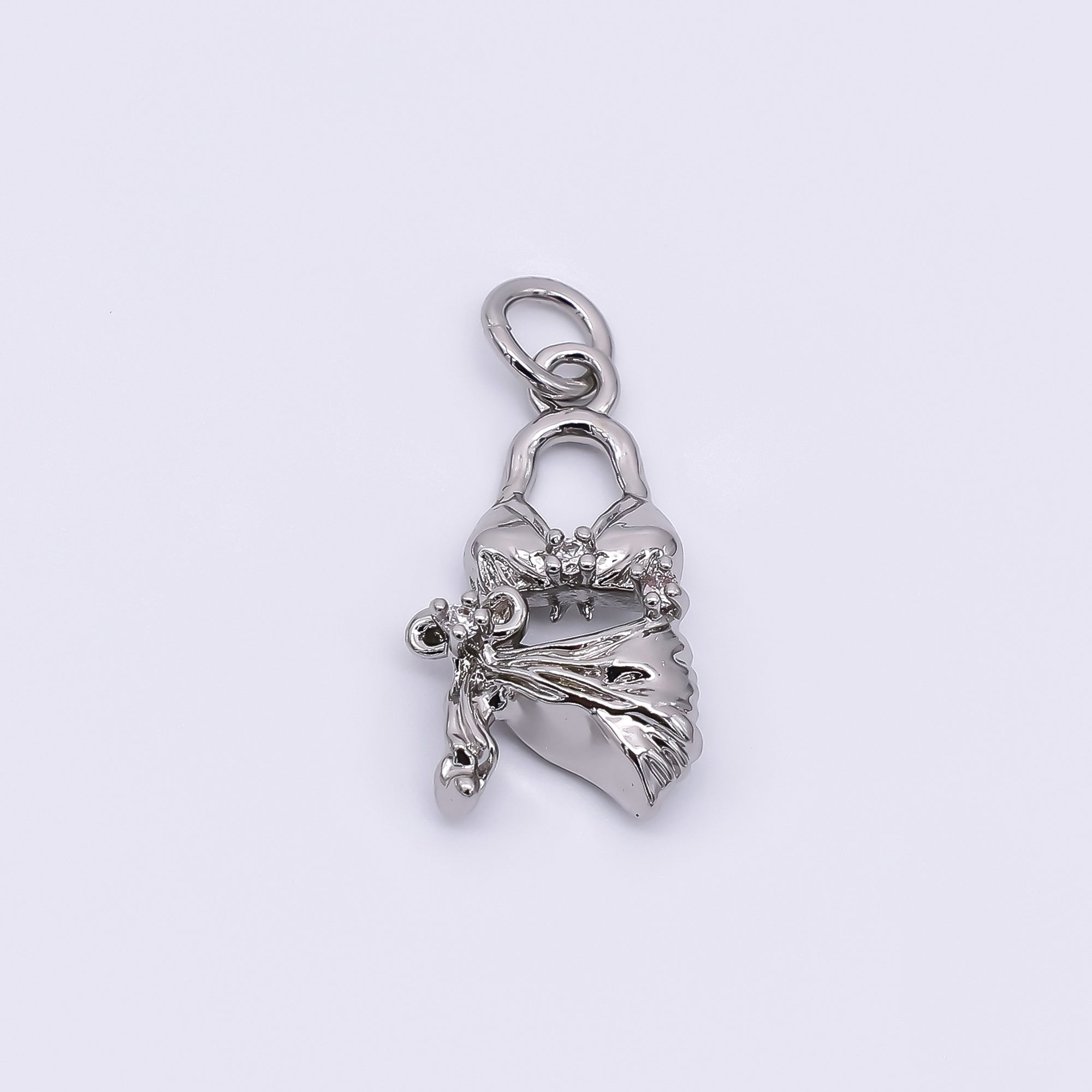 24K Gold Filled 18.5mm Sexy Gorgeous Bikini Charm in Gold & Silver | AH-551