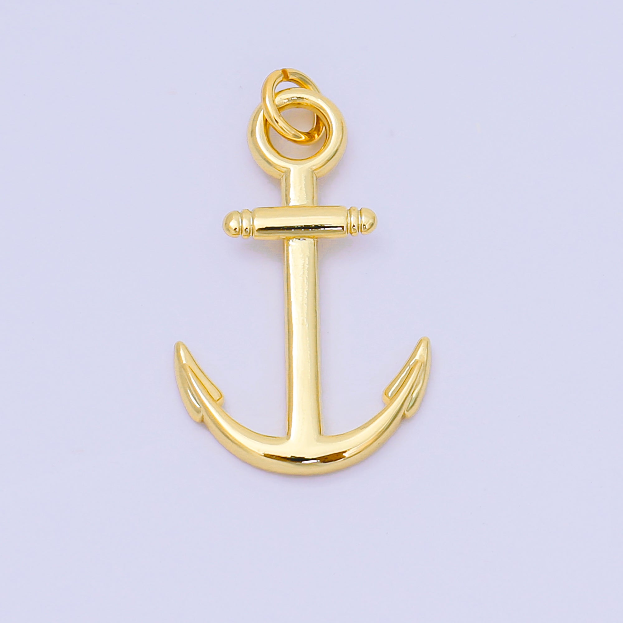 24K Gold Filled 24mm Deep Sea Ship Anchor Charm | AH-644
