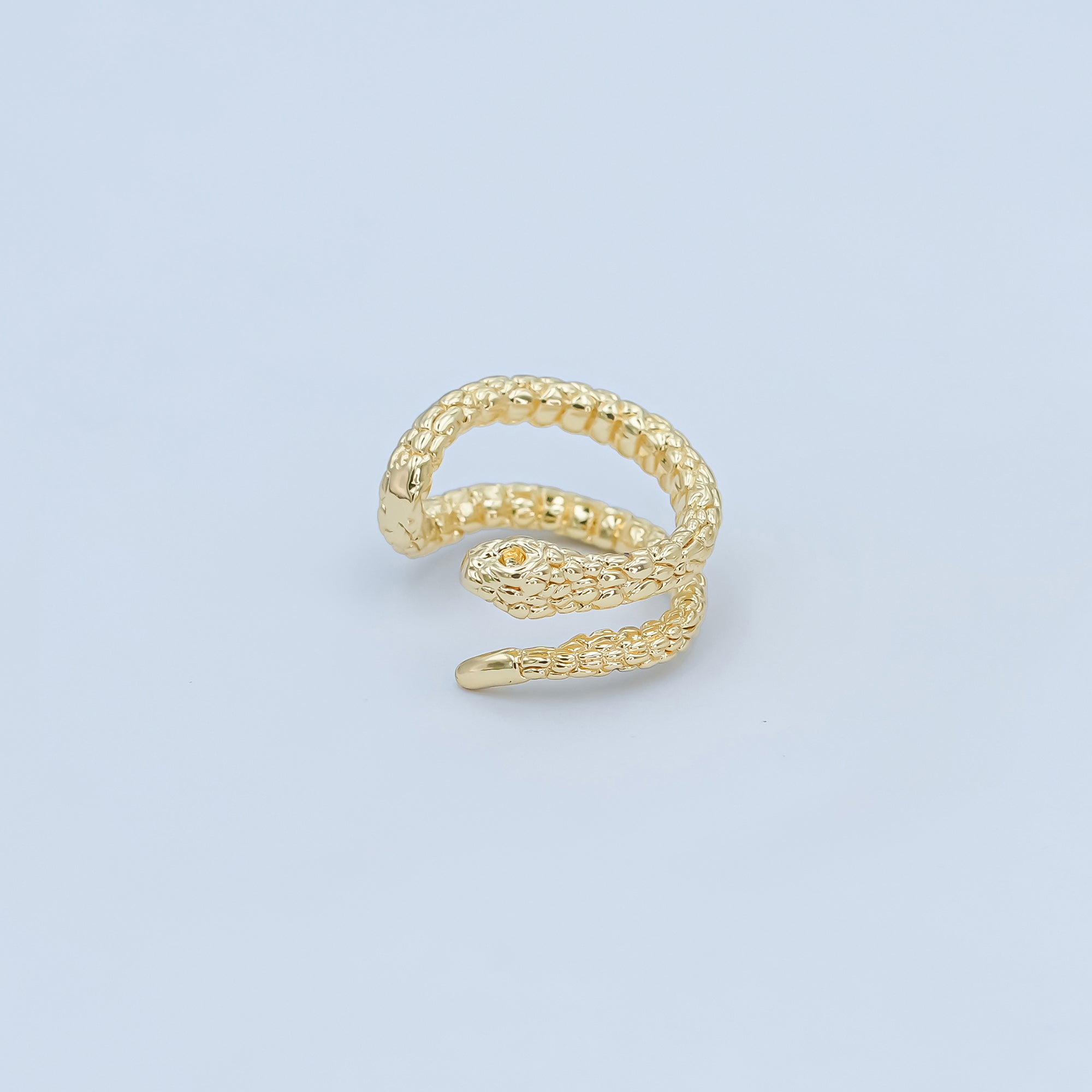 24K Gold Filled Snake Serpent Ear Cuff Earring | AI090