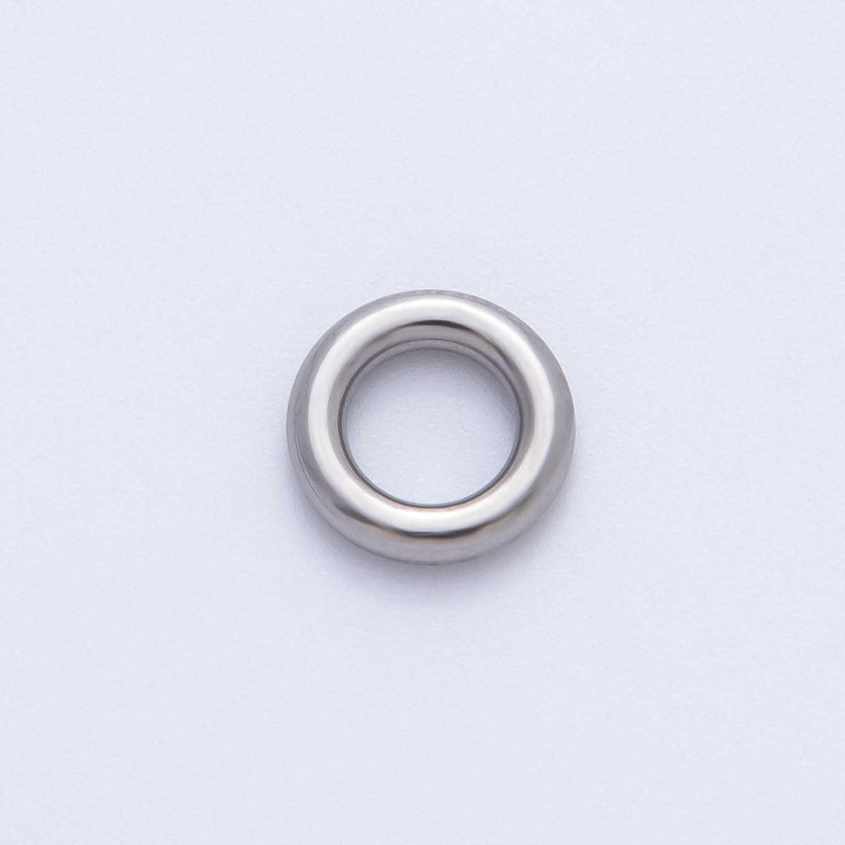 18K Gold Filled Alloy 10mm Open Circle Spacer Bead in Gold & Silver | B166