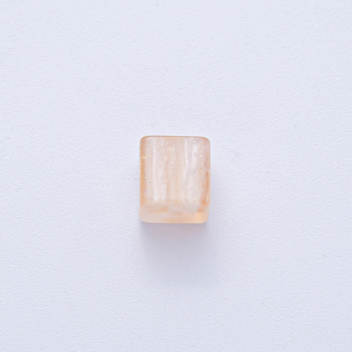 8mm Black, Purple, Orange, White, Green, Pink Glitter Resin Square Bead Set ( 10 pcs ) | B566 - B568