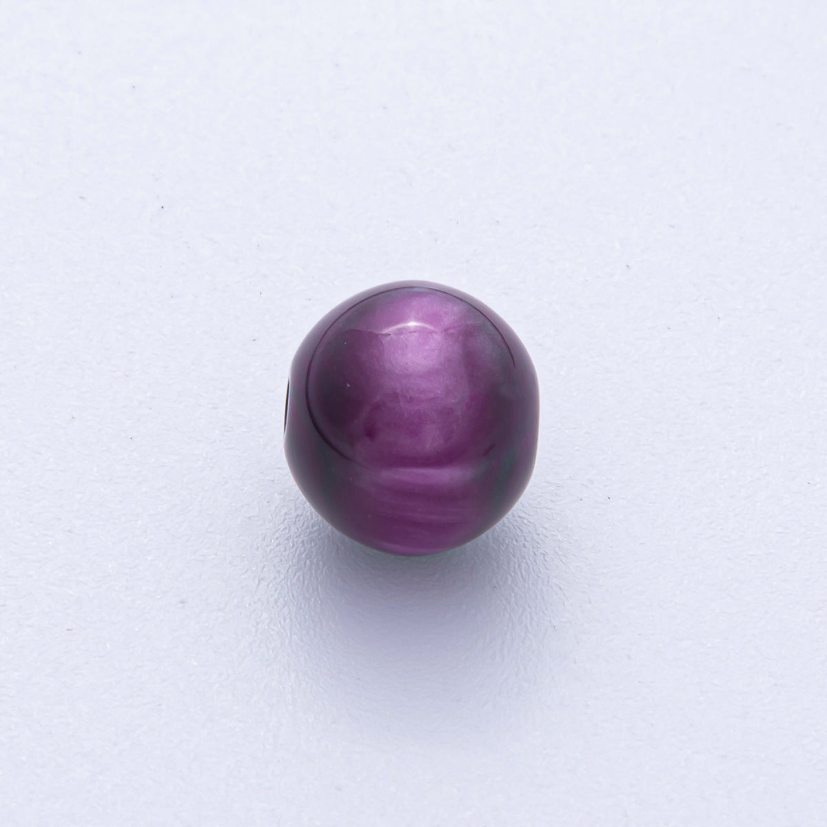 12mm Dark Teal, Yellow, Blue, Purple, Brown, Green Glitter Resin Round Bead | B569 - B583