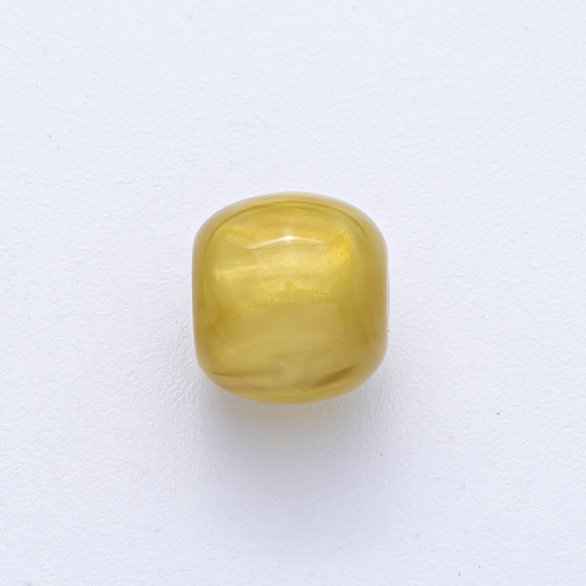 12mm Green, White, Black, Yellow, Purple, Blue, Red, Grey, Pink Glitter Round Resin Bead Set | B584 - B600