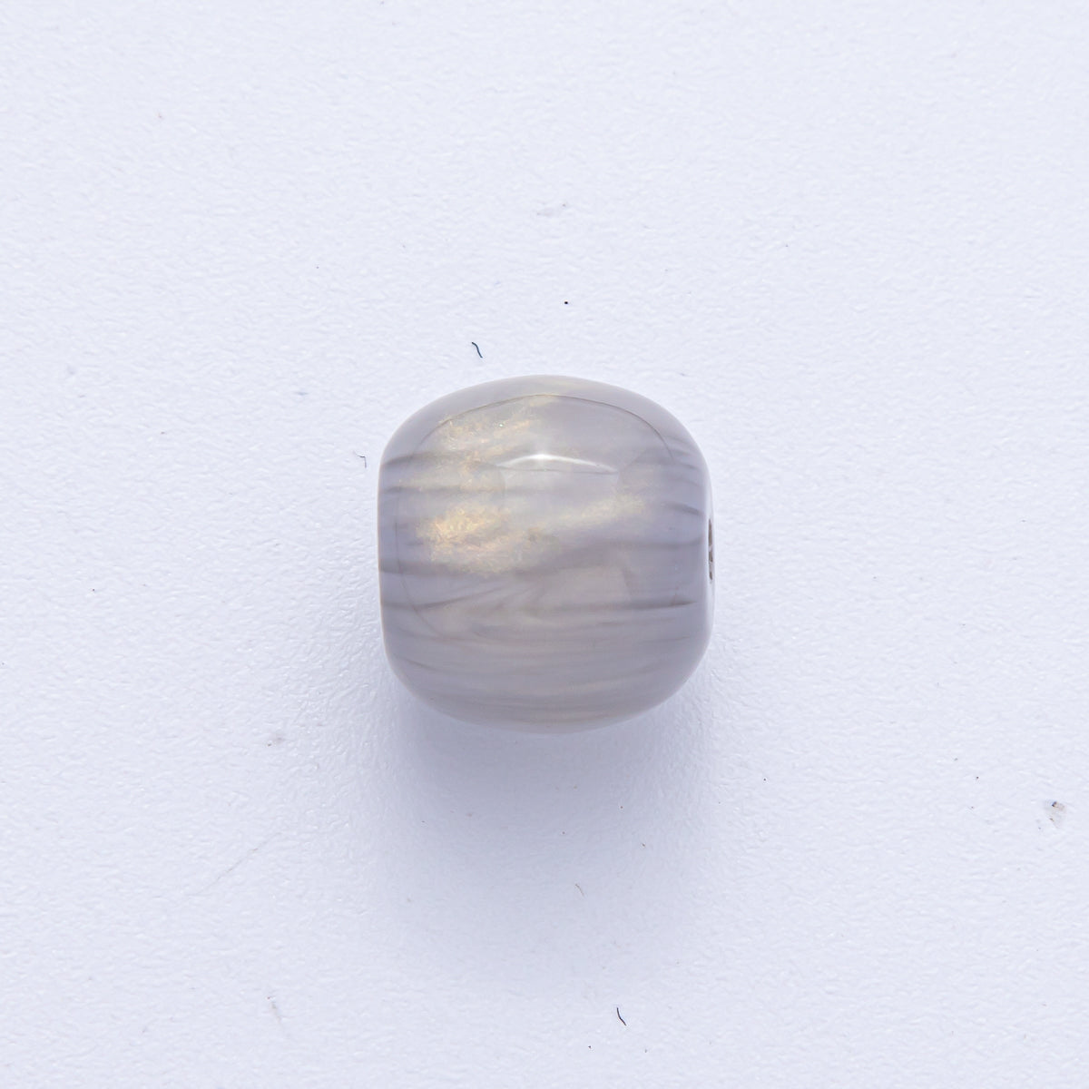 12mm Green, White, Black, Yellow, Purple, Blue, Red, Grey, Pink Glitter Round Resin Bead Set | B584 - B600