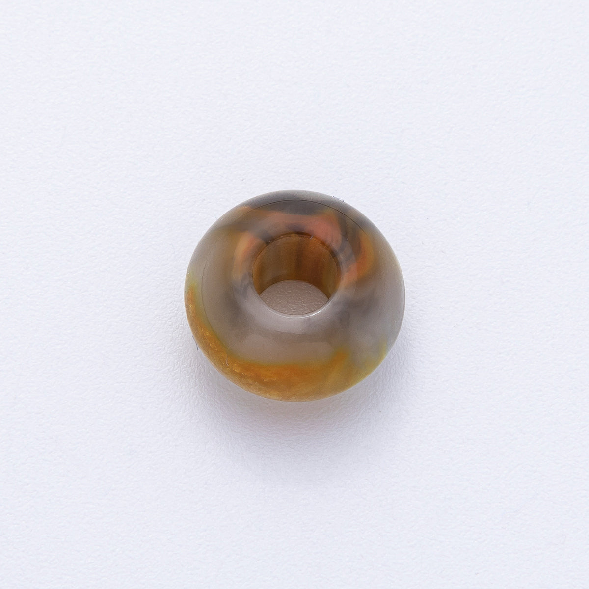 10 pcs 7mm Blue, Green, Brown, Red Multicolor Resin Rondelle Bead | B618 B621