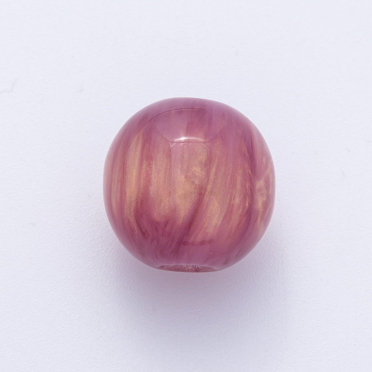 19mm Blue, Red, Black, Green, Brown Acrylic Resin Round Bead | B622 - B625