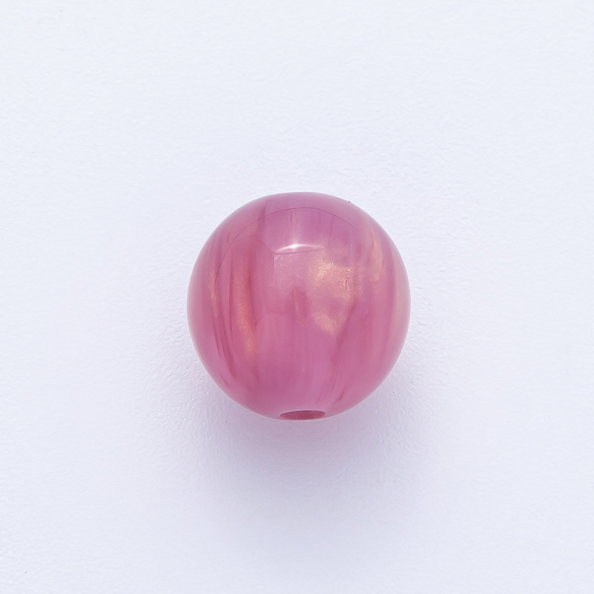 10pcs 12mm Black, White, Blue, Green, Grey, Pink, Red, Teal Glitter Resin Round Bead | B686 - B694