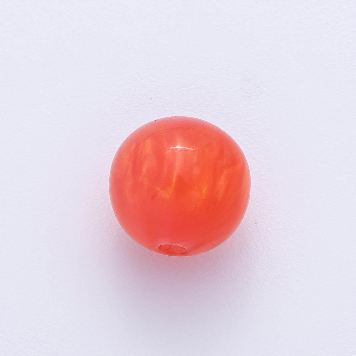 10pcs 12mm Black, White, Blue, Green, Grey, Pink, Red, Teal Glitter Resin Round Bead | B686 - B694