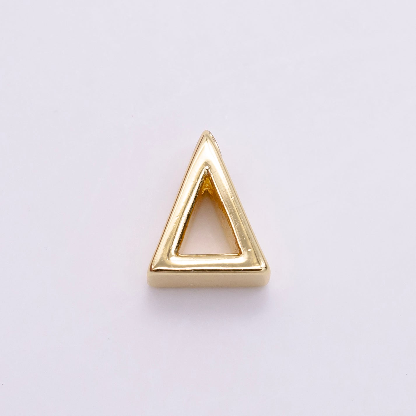 16K Gold Filled 8mm Minimalist Greek Letter Bead in Gold & Silver | B896 - B900