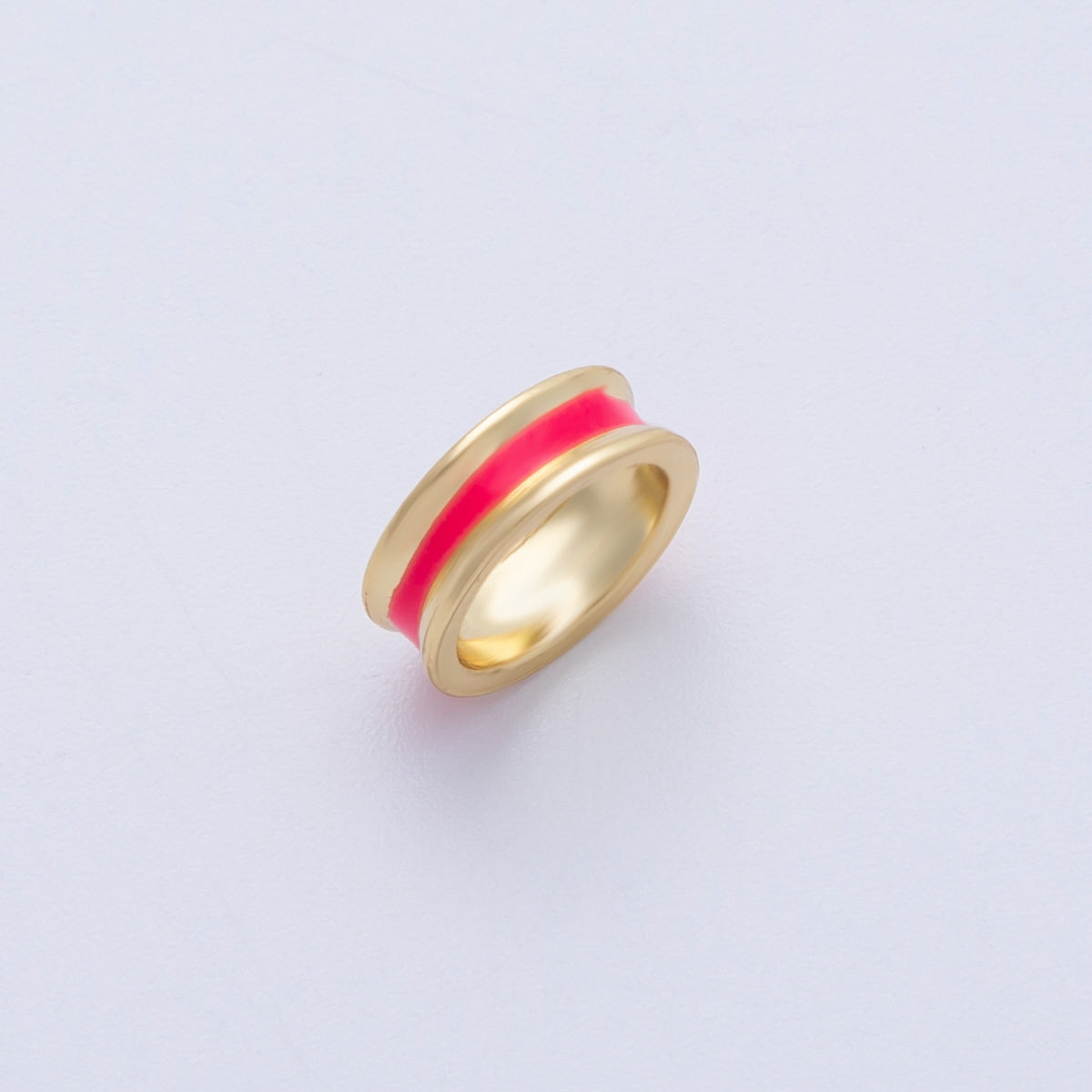 14K Gold Filled 10mm Enamel Rondelle Bead | Beads-00015 - Beads-00020