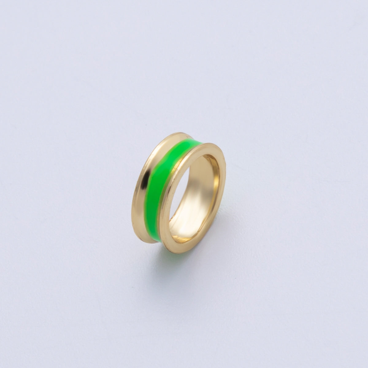 14K Gold Filled 10mm Enamel Rondelle Bead | Beads-00015 - Beads-00020