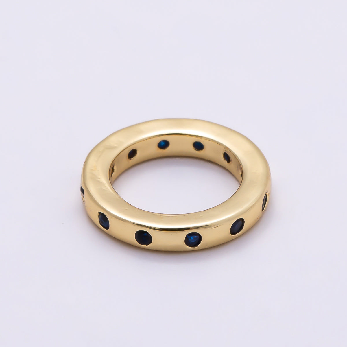 16K Gold Filled 10mm Birthstone CZ Dotted Spacer Beads | Beads-00339 ~ Beads-00338
