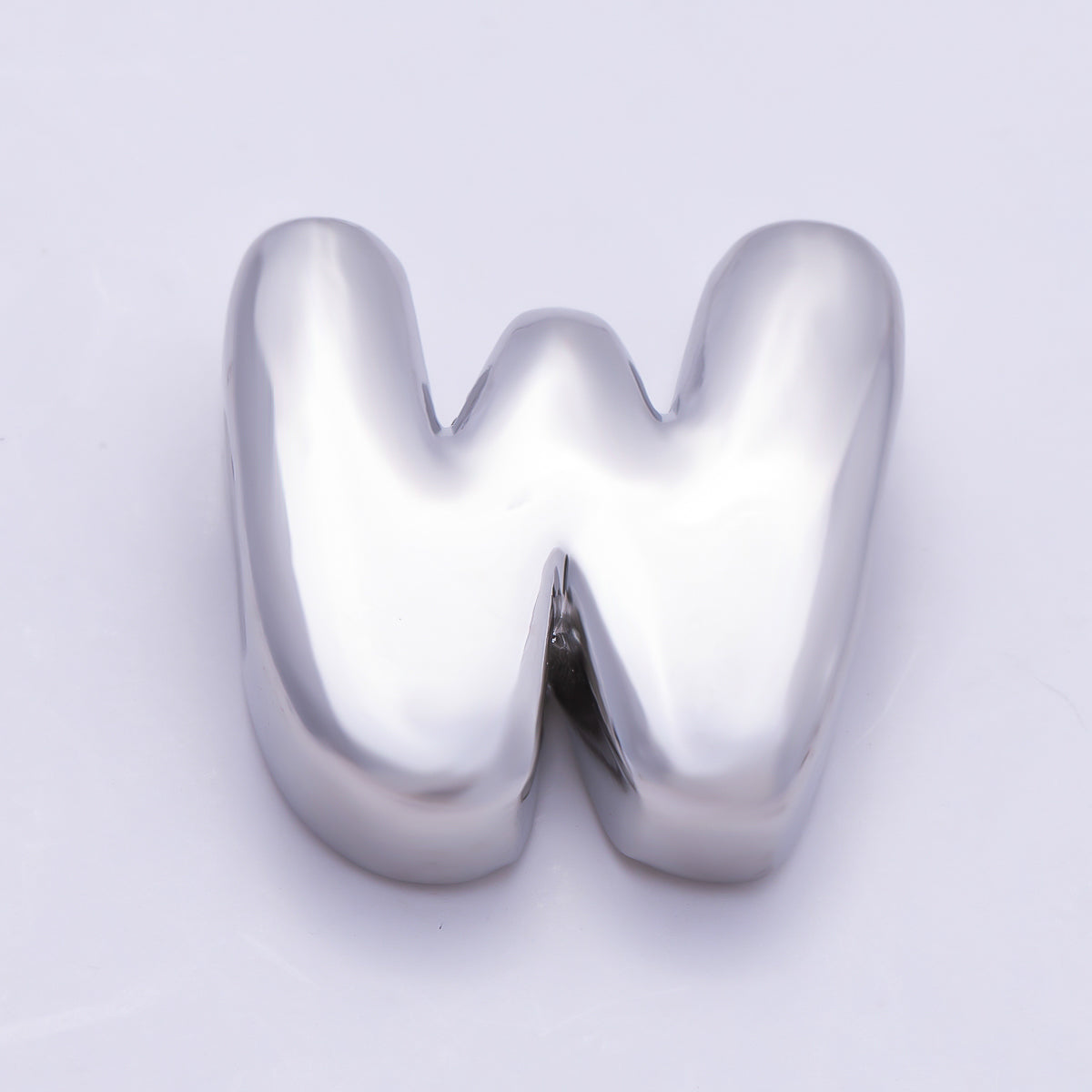 Silver 20mm Minimalist Chubby Initial Letter A-Z Alphabet Personalized Bead | Beads-00440 ~ Beads-00439 (Copy)