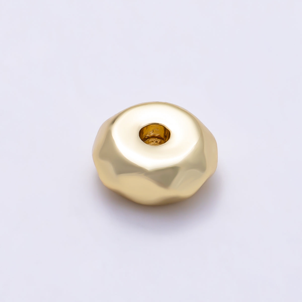 16K Gold Filled 2.5mm x 5.7mm Multifaceted Rondelle Mini Bead by 10 Pieces | Beads-00541