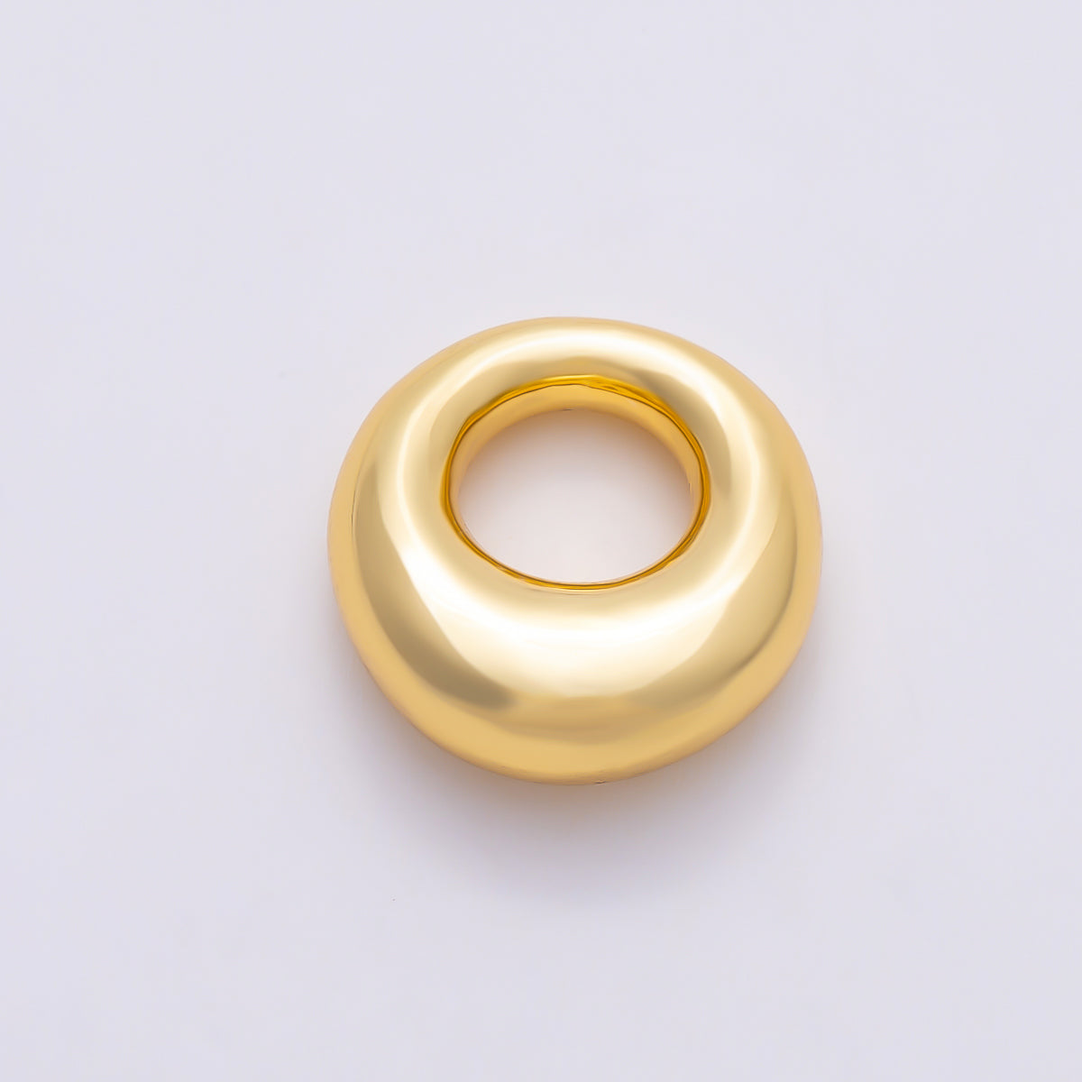 16K Gold Filled 13mm Chunky Organic Rondelle Spacer Bead | Beads-00567 - Beads-00568