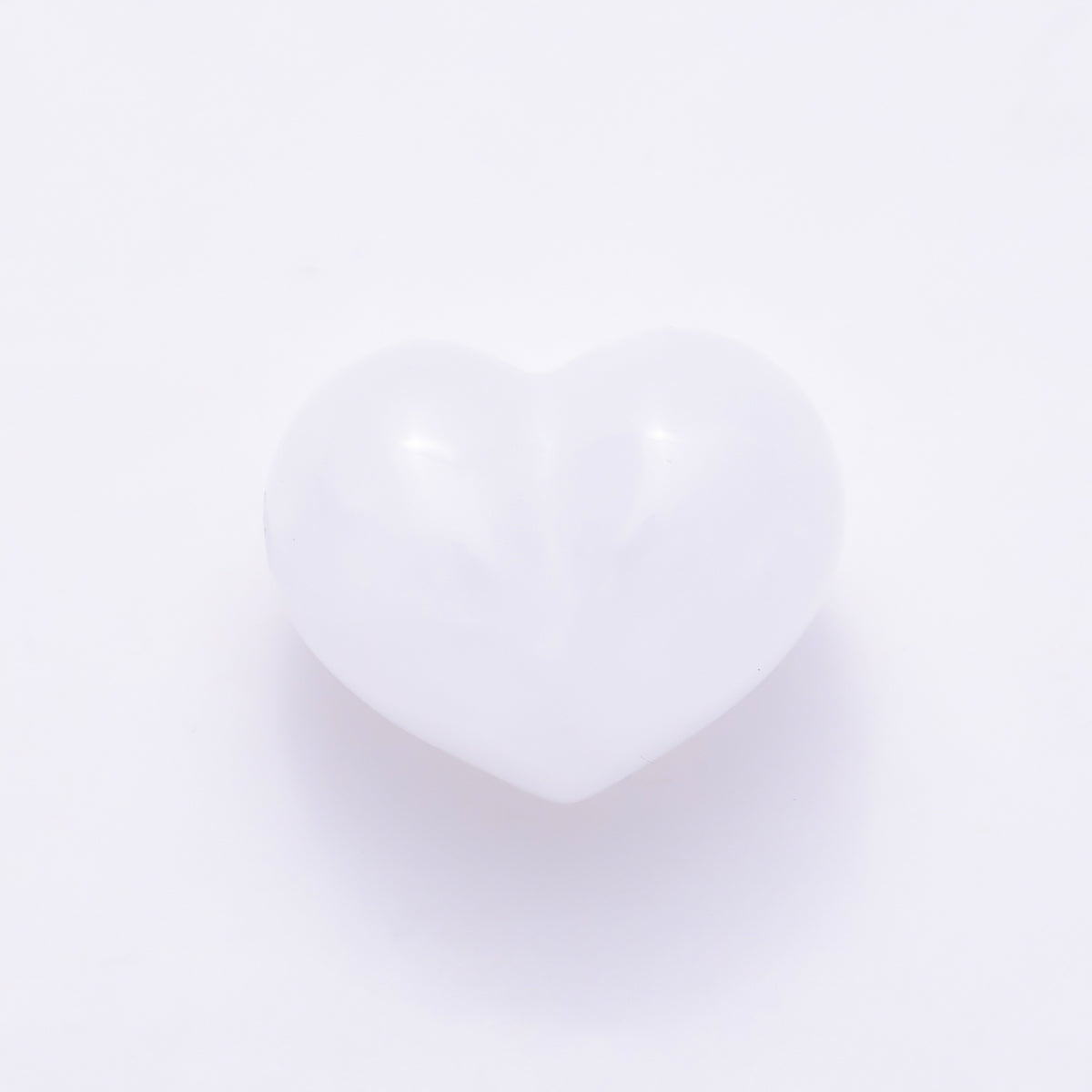 16K Gold Filled 15mm Natural Gemstone Puffy Heart Spacer Bead | Beads-00572 - Beads-00576