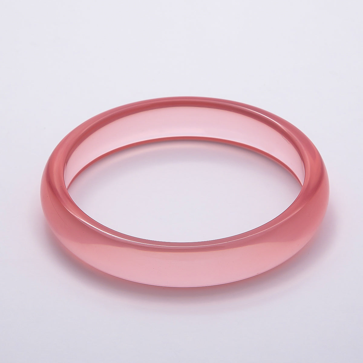 Brown, White, Red, Cream, Blue, Pink, Green, Teal Marble Thin Acrylic Resin Bangle Bracelet | WA-04423 ~ WA-04430