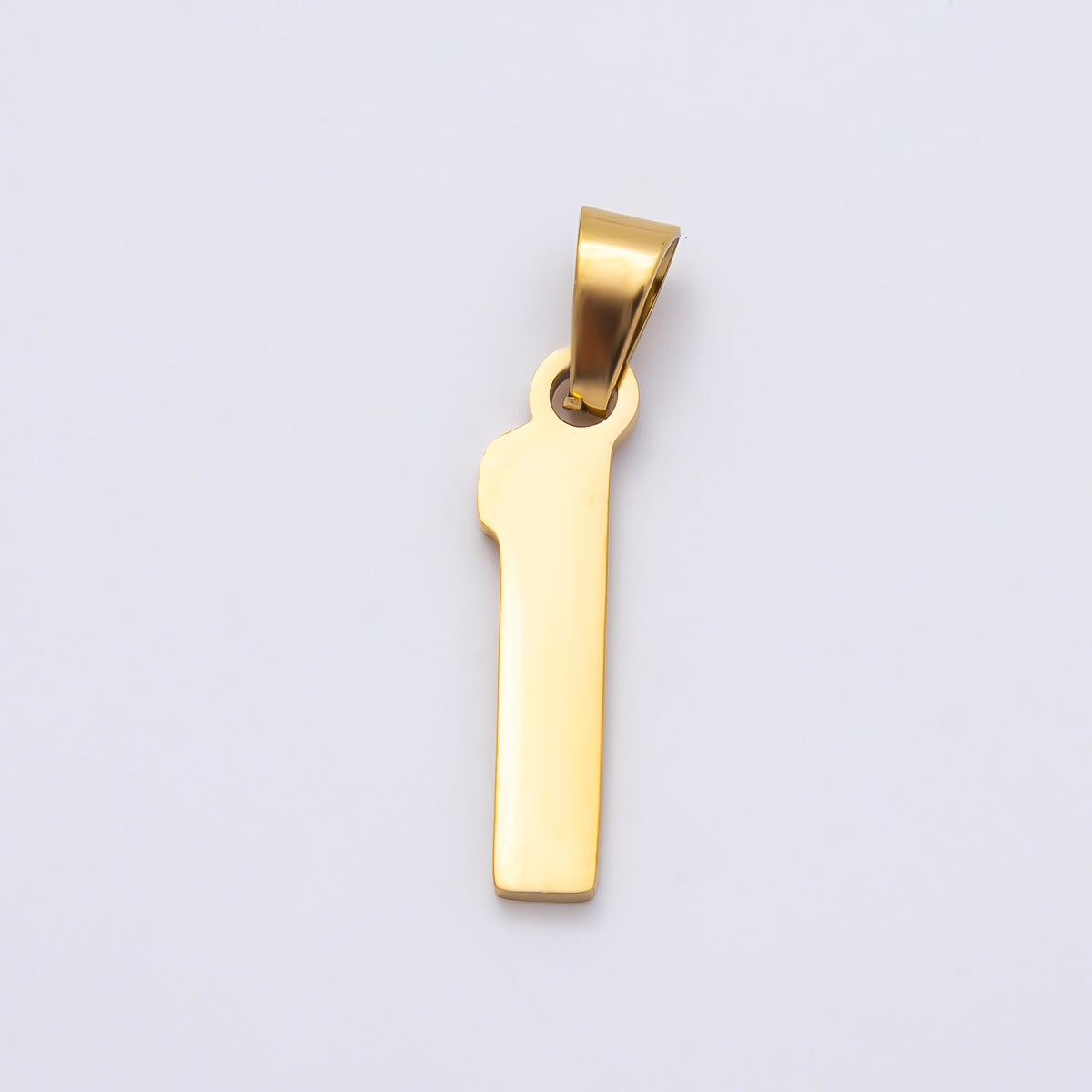 PVD Stainless Steel 23mm Sport Jersey Varsity Number Pendant | Charms-00981 ~ Charms-00990