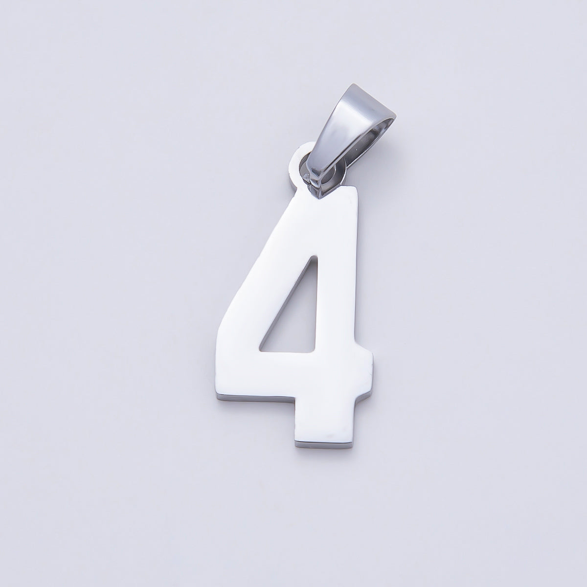 Stainless Steel 23mm Sport Jersey Varsity Number Pendant | Charms-00991 ~ Charms-01000