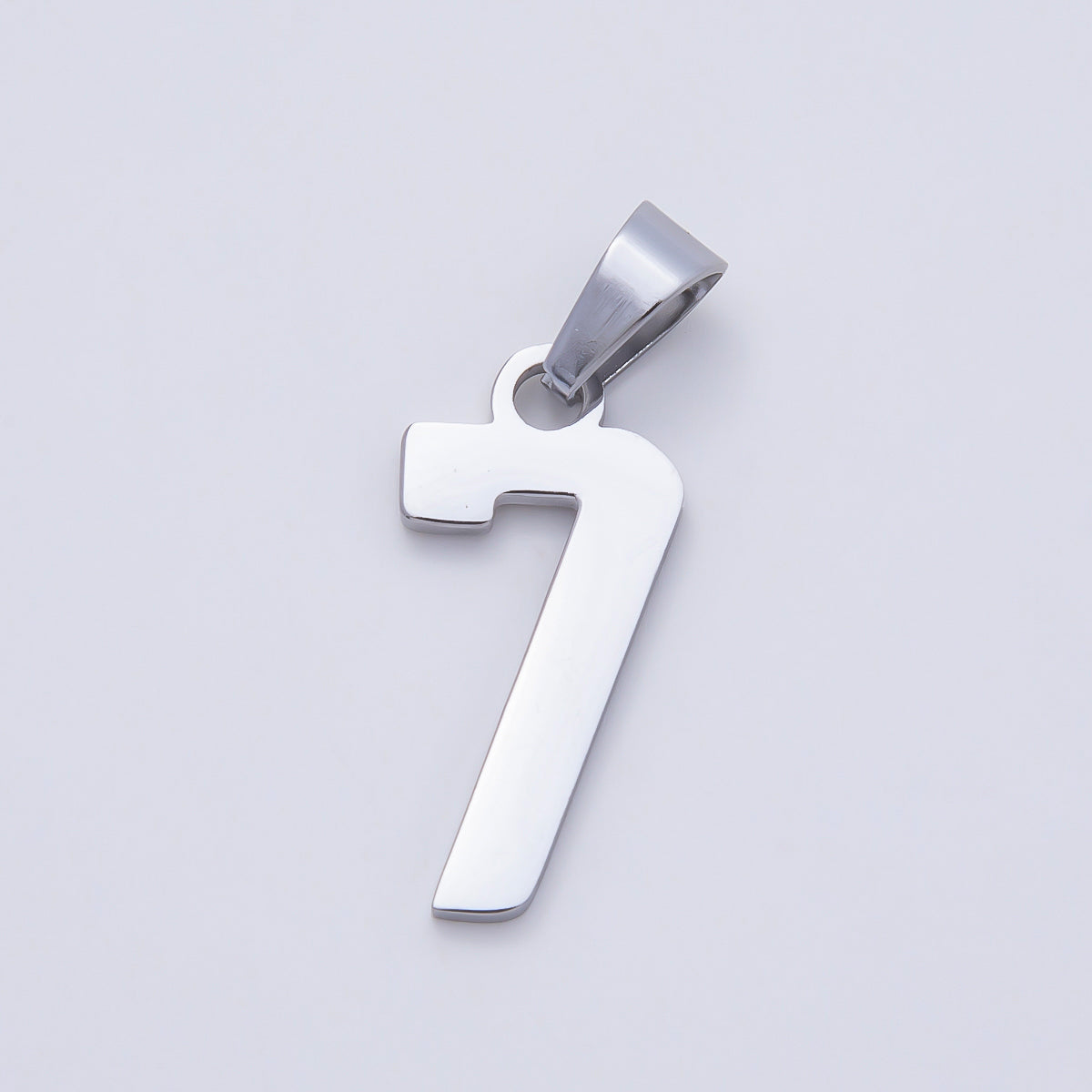 Stainless Steel 23mm Sport Jersey Varsity Number Pendant | Charms-00991 ~ Charms-01000