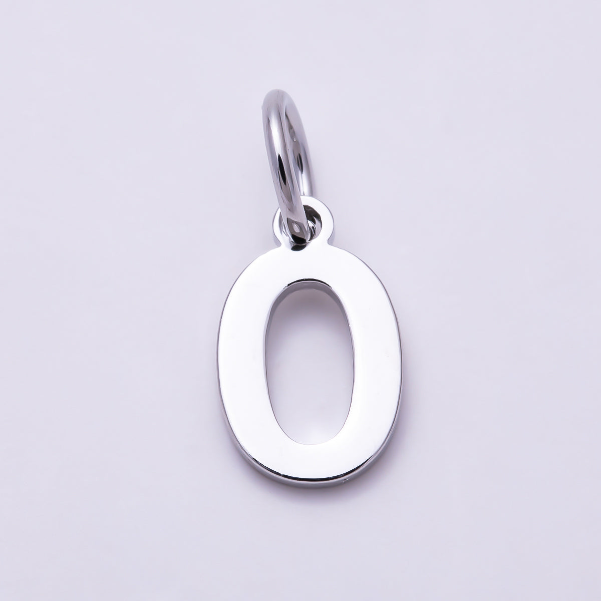 Silver 11mm Bold Geometric Number Charm 0-9 | Charms-01746 ~ Charms-01755