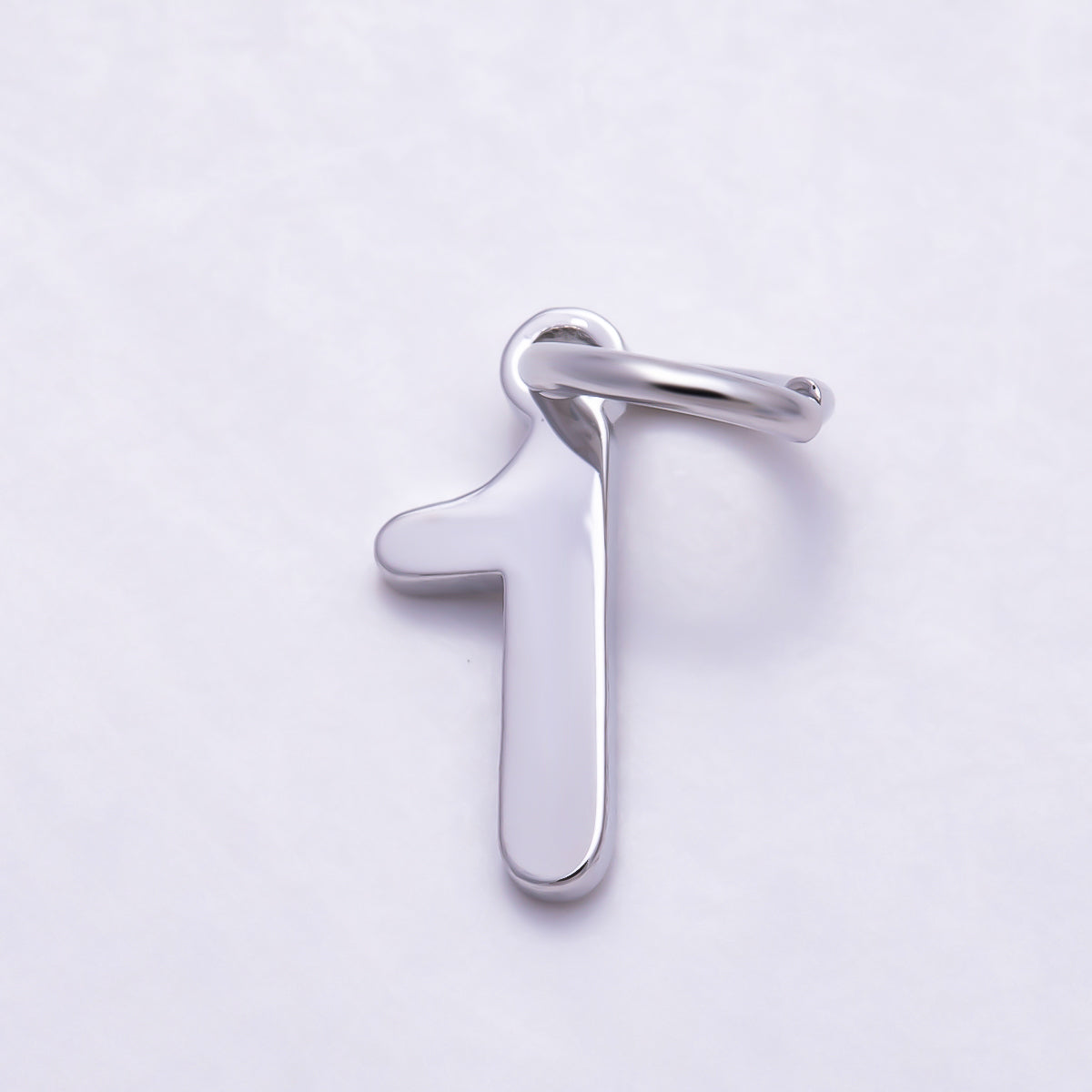 Silver 11mm Bold Geometric Number Charm 0-9 | Charms-01746 ~ Charms-01755