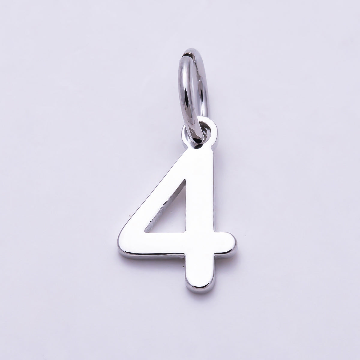 Silver 11mm Bold Geometric Number Charm 0-9 | Charms-01746 ~ Charms-01755
