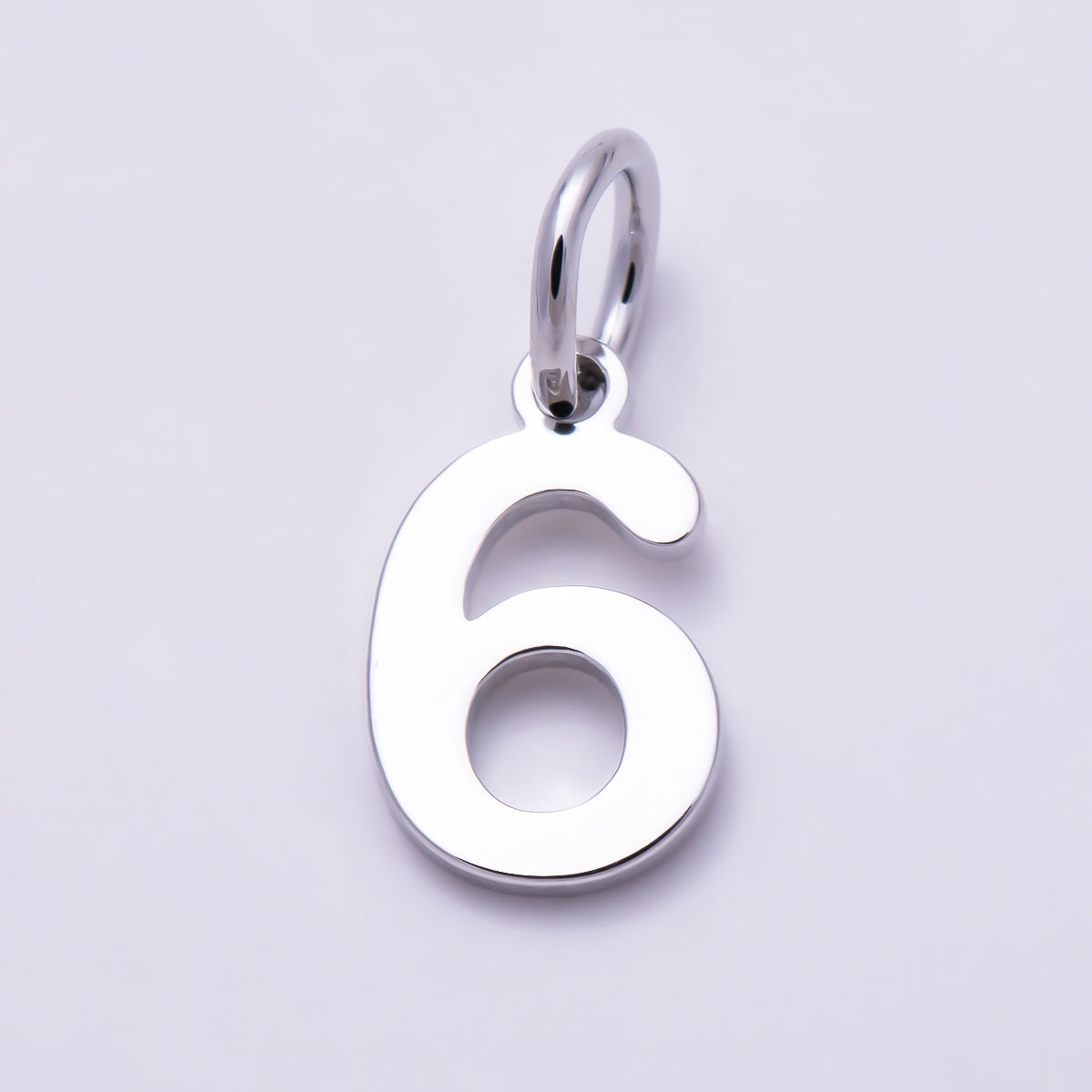 Silver 11mm Bold Geometric Number Charm 0-9 | Charms-01746 ~ Charms-01755