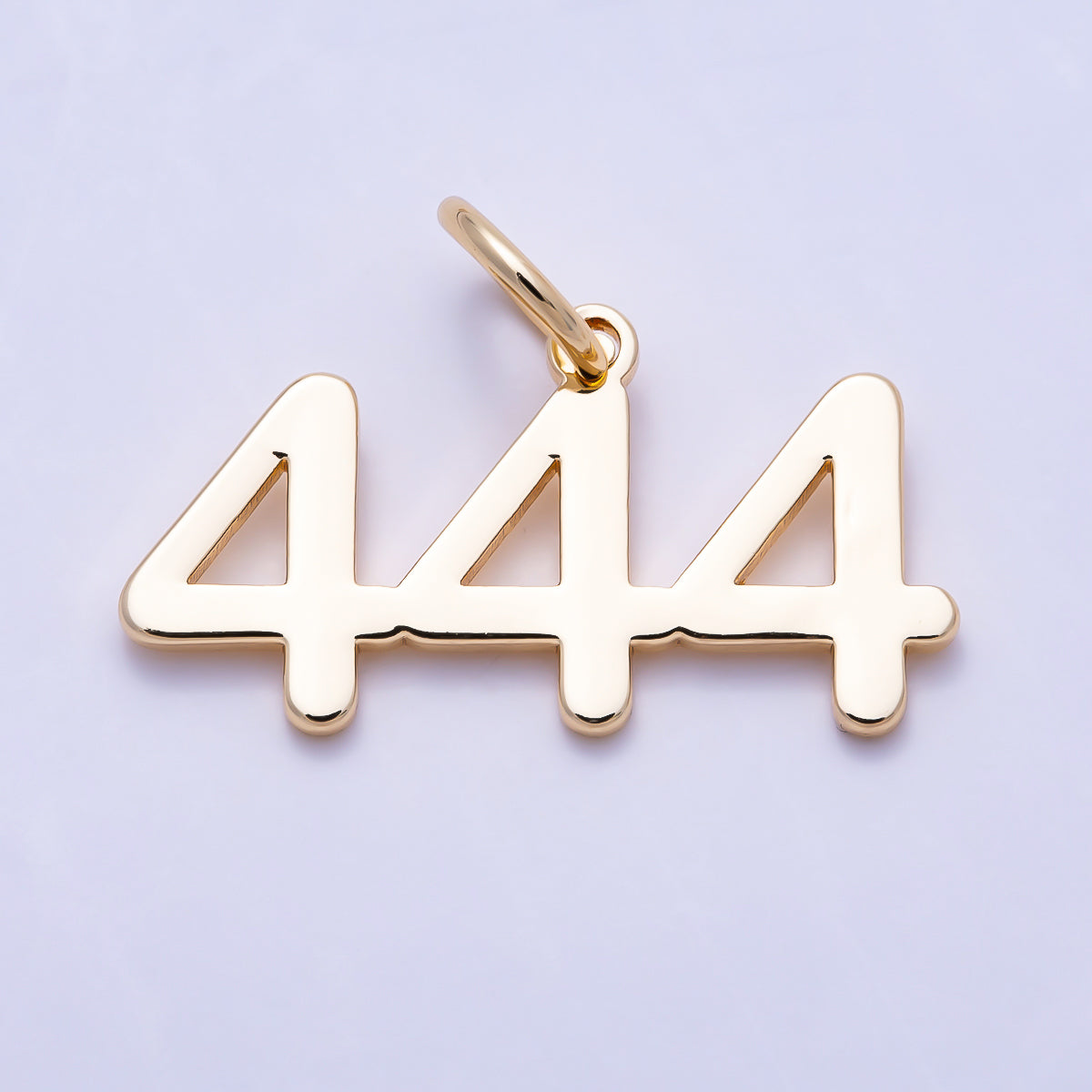 16K Gold Filled 21mm Angel Number 111-999 Triple Digit Charm 0-9 | Charms-01756 ~ Charms-01764