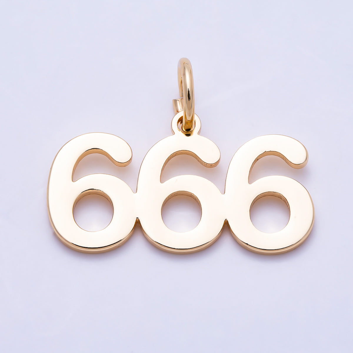 16K Gold Filled 21mm Angel Number 111-999 Triple Digit Charm 0-9 | Charms-01756 ~ Charms-01764