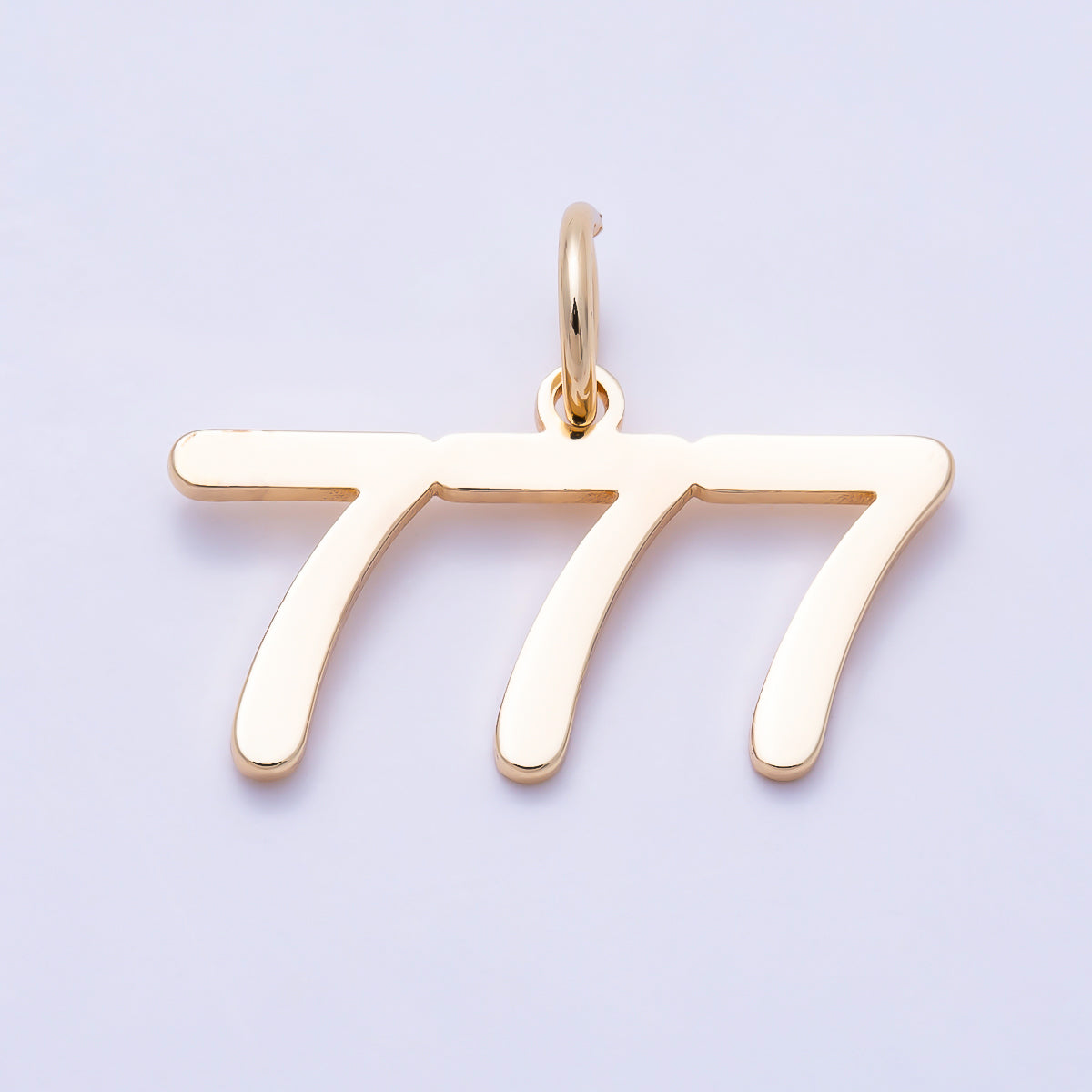 16K Gold Filled 21mm Angel Number 111-999 Triple Digit Charm 0-9 | Charms-01756 ~ Charms-01764