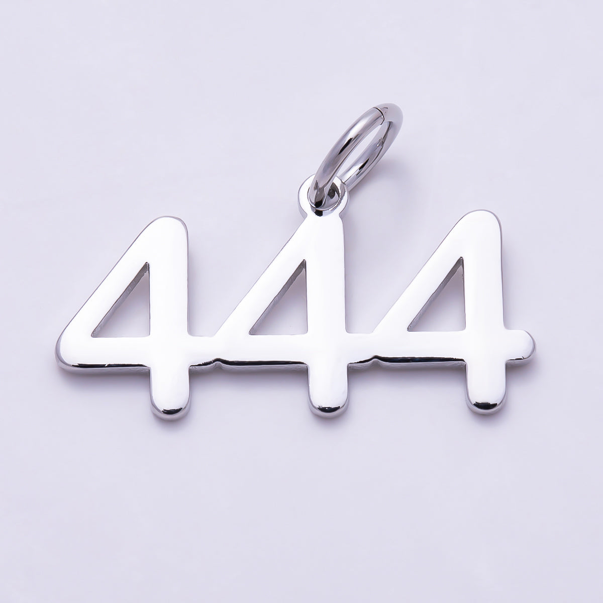 Silver 21mm Angel Number 111-999 Triple Digit Charm 0-9 | Charms-01765 ~ Charms-01773