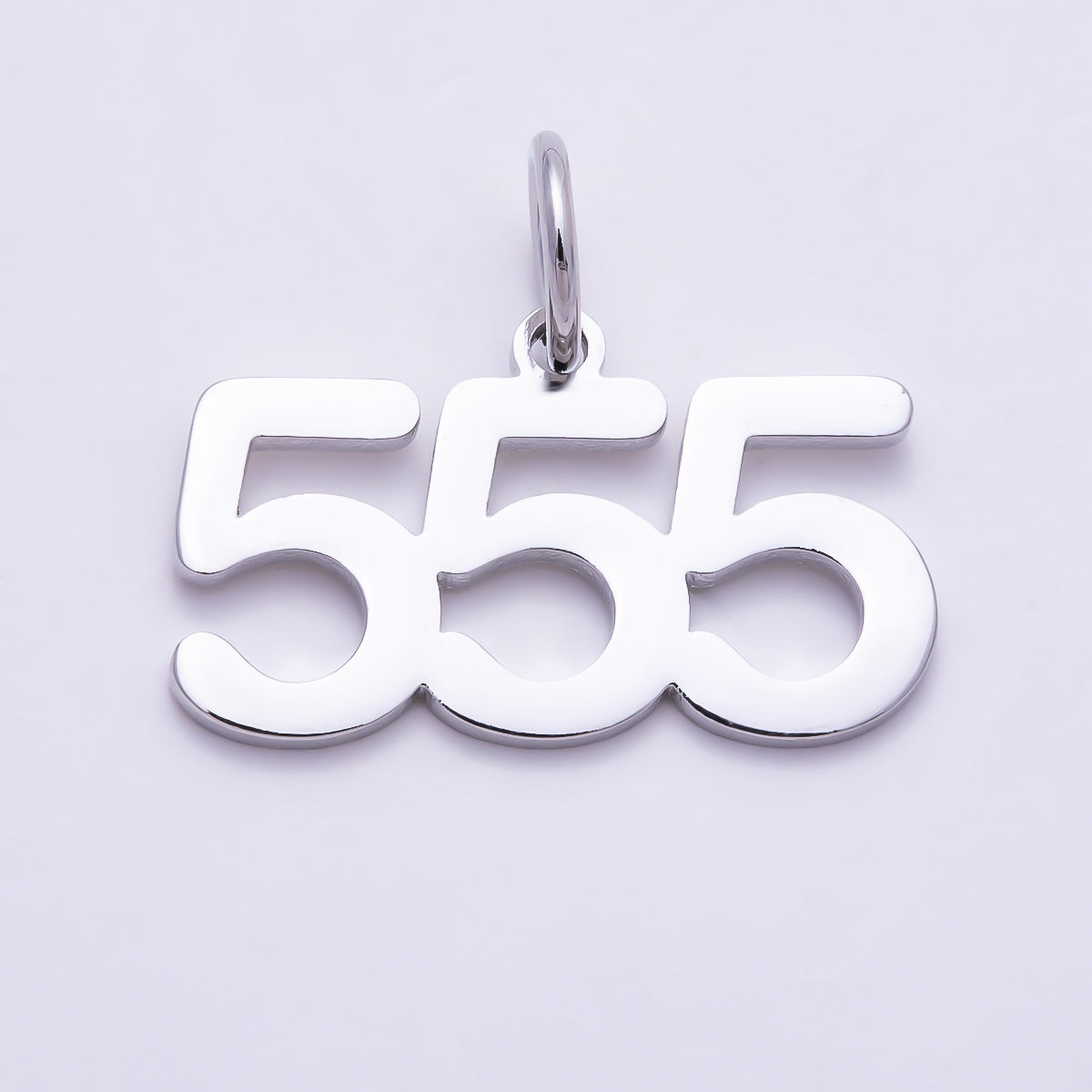Silver 21mm Angel Number 111-999 Triple Digit Charm 0-9 | Charms-01765 ~ Charms-01773