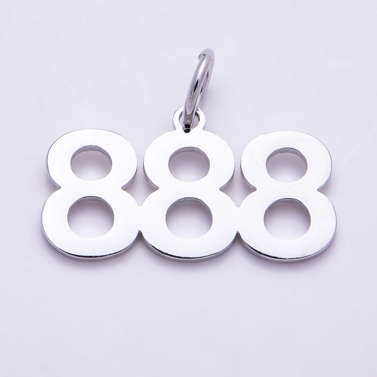 Silver 21mm Angel Number 111-999 Triple Digit Charm 0-9 | Charms-01765 ~ Charms-01773