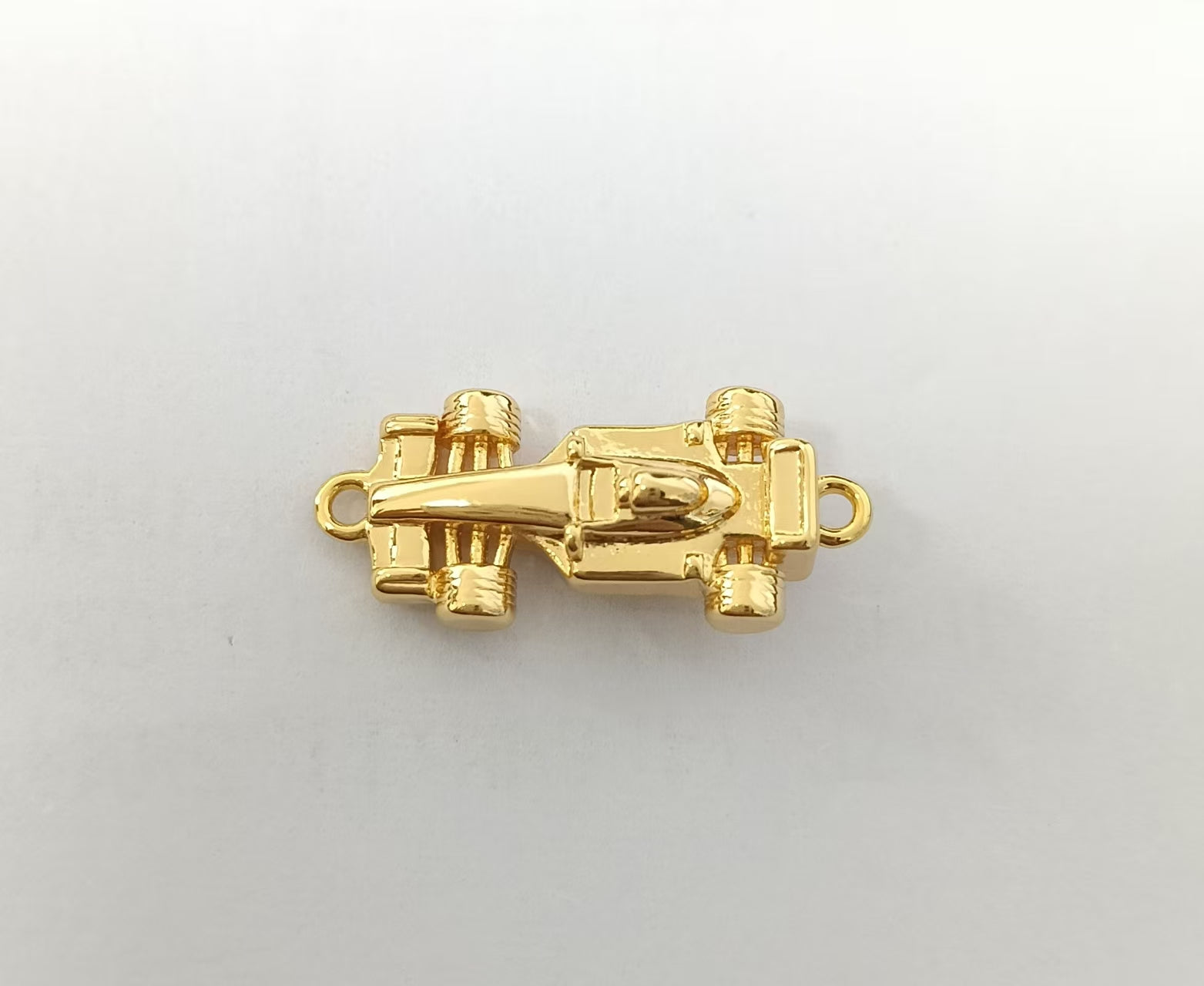 18K Gold Filled 9mm Sports Car Mini Race Sports Car Minimalist Multidimensional Connector | Connectors-00018