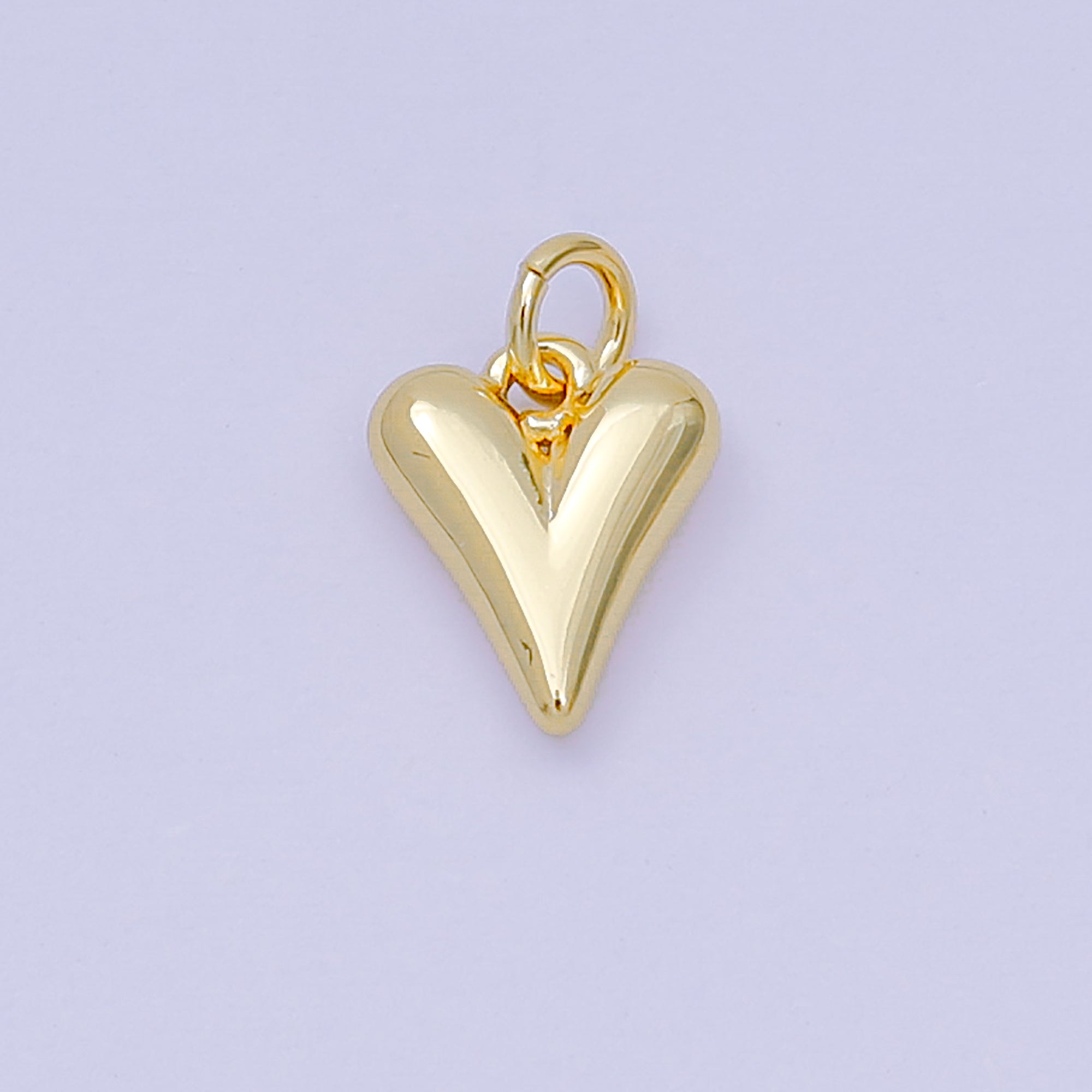 24K Gold Filled 10mm Sharp Love V-Shaped Charm | D-271