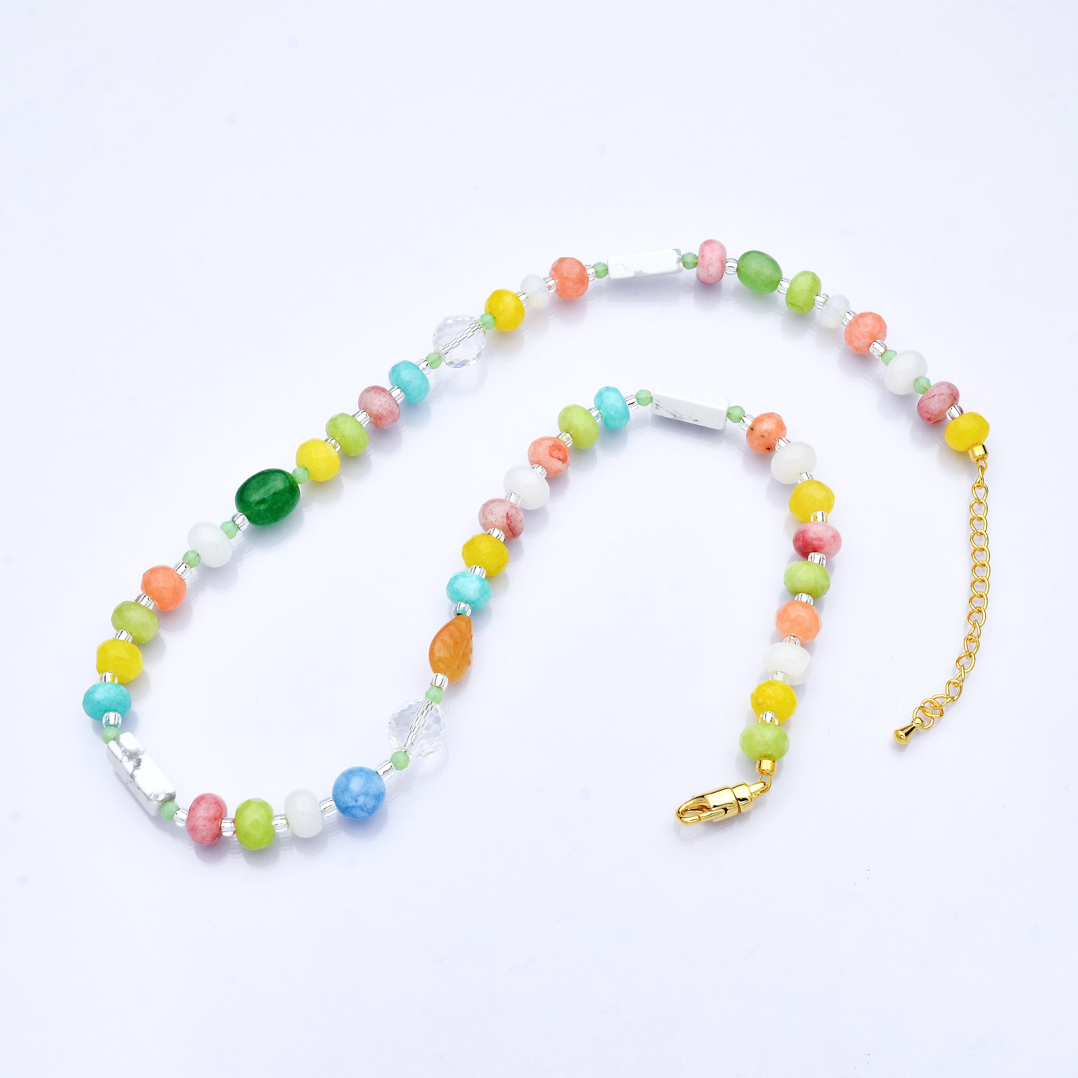 PRE-ORDER: 24K Gold Filled Summer Candy Gemstone Necklace | ETA 3 Weeks
