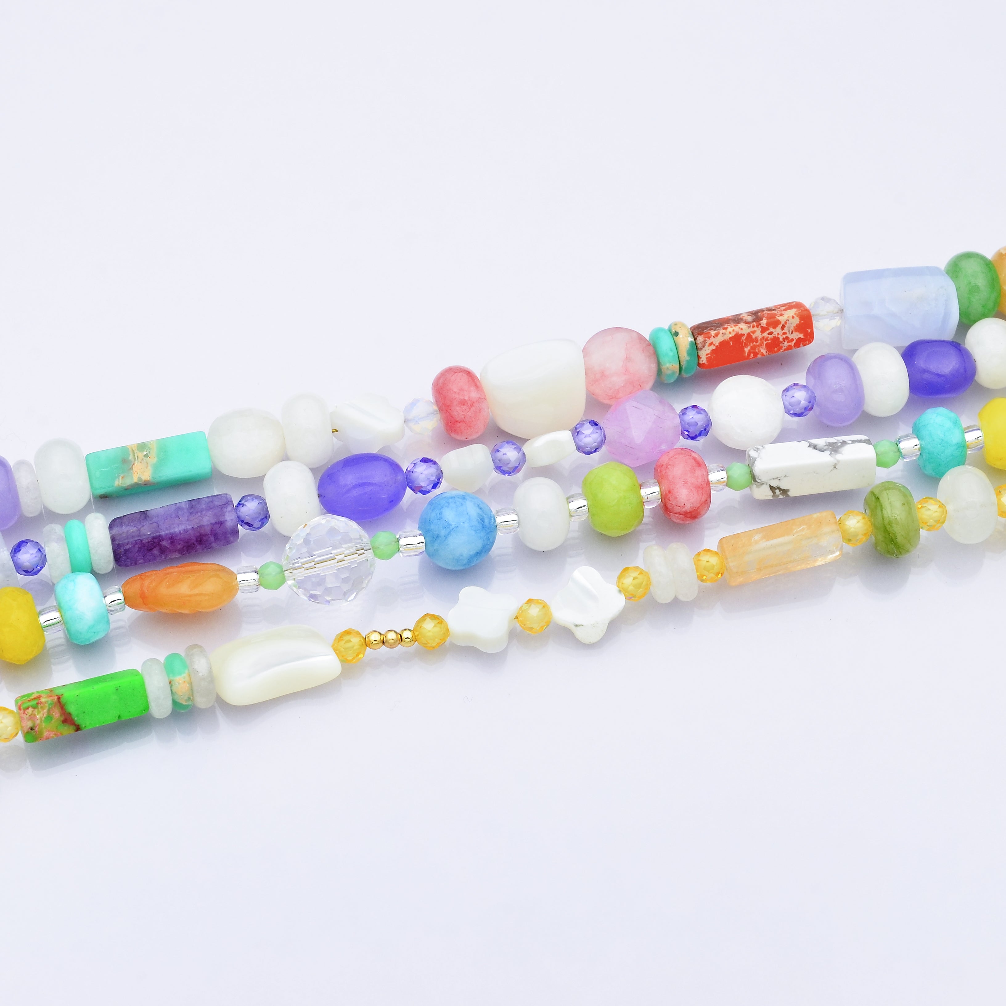 PRE-ORDER: 24K Gold Filled Summer Candy Gemstone Necklace | ETA 3 Weeks