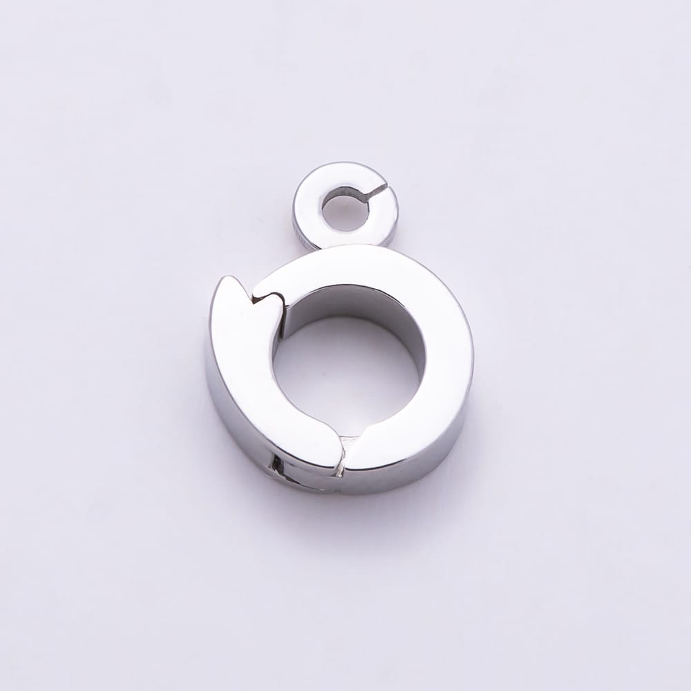 Stainless Steel 8.5mm Minimalist Pull Snap Closure Findings in Gold & Silver | Findings-00202 Findings-00203