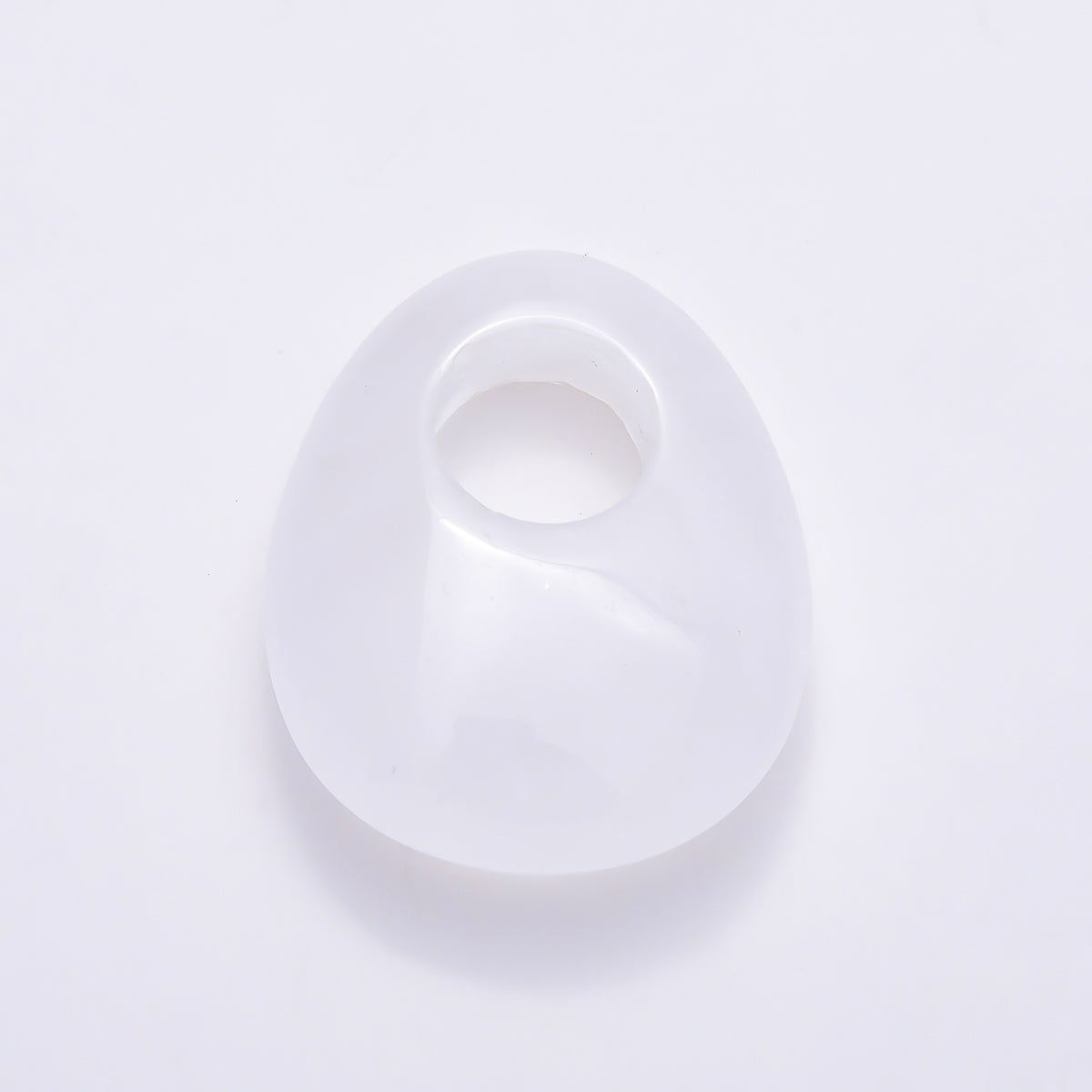 25mm Natural Gemstone Chubby Teardrop Slide Charm Pendant | Findings-00470 ~ Findings-00478